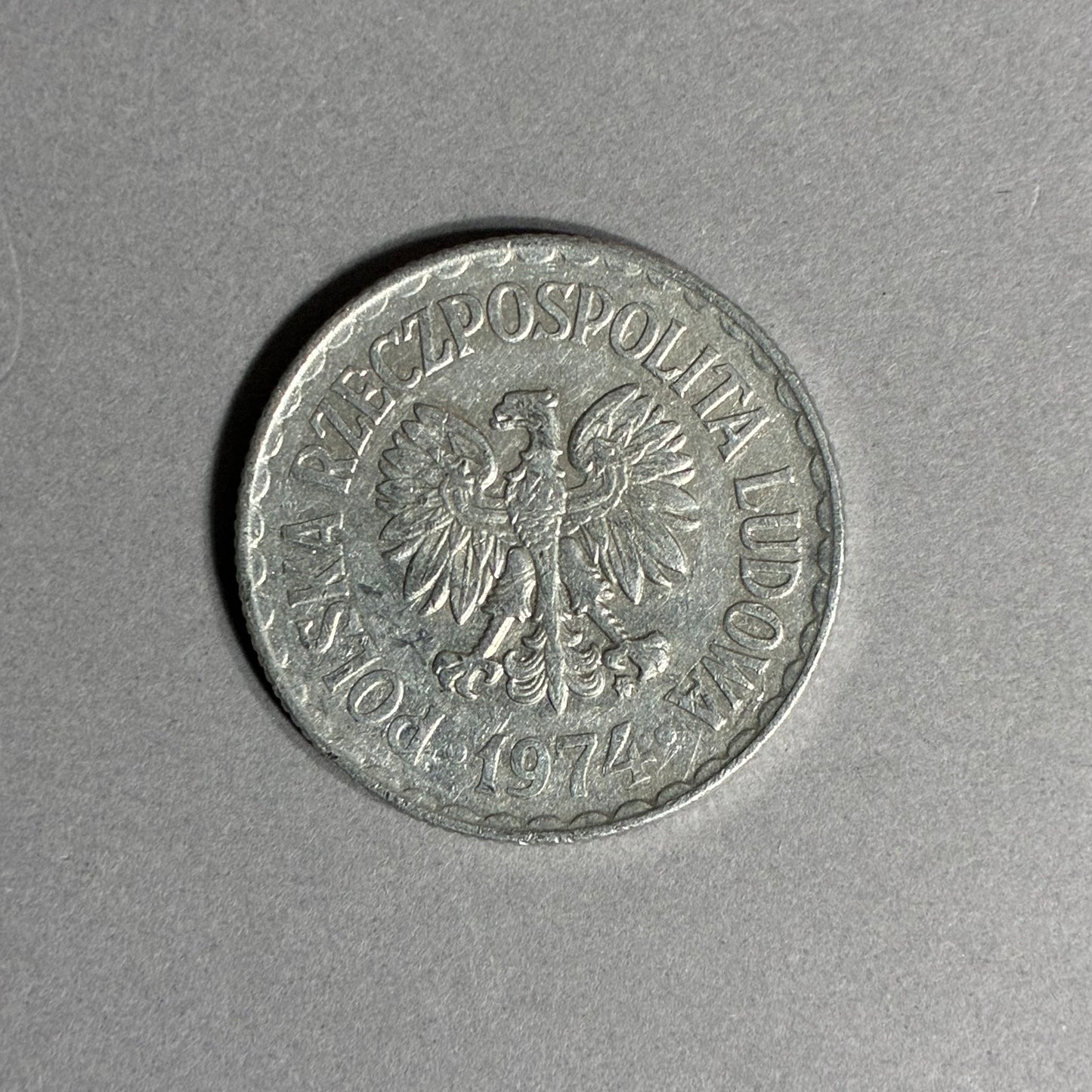 1974 POLAND 1 ZLOTY