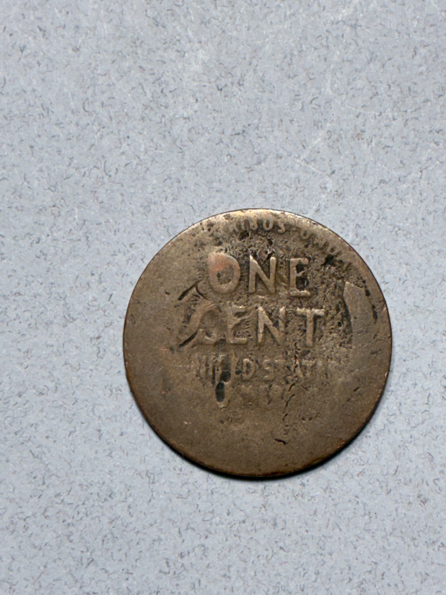 1925 WHEAT PENNY NO MINT MARK - COOL WEAR/FLAT - CIRCULATED (LN1624)