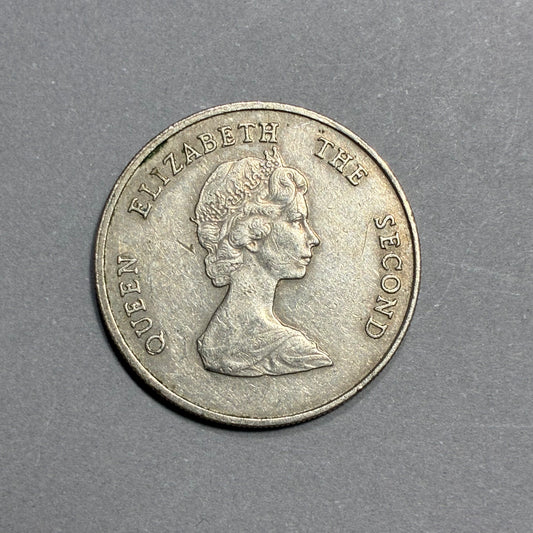 1981 EAST CARIBBEAN STATES 25 CENTS QUEEN ELIZABETH II