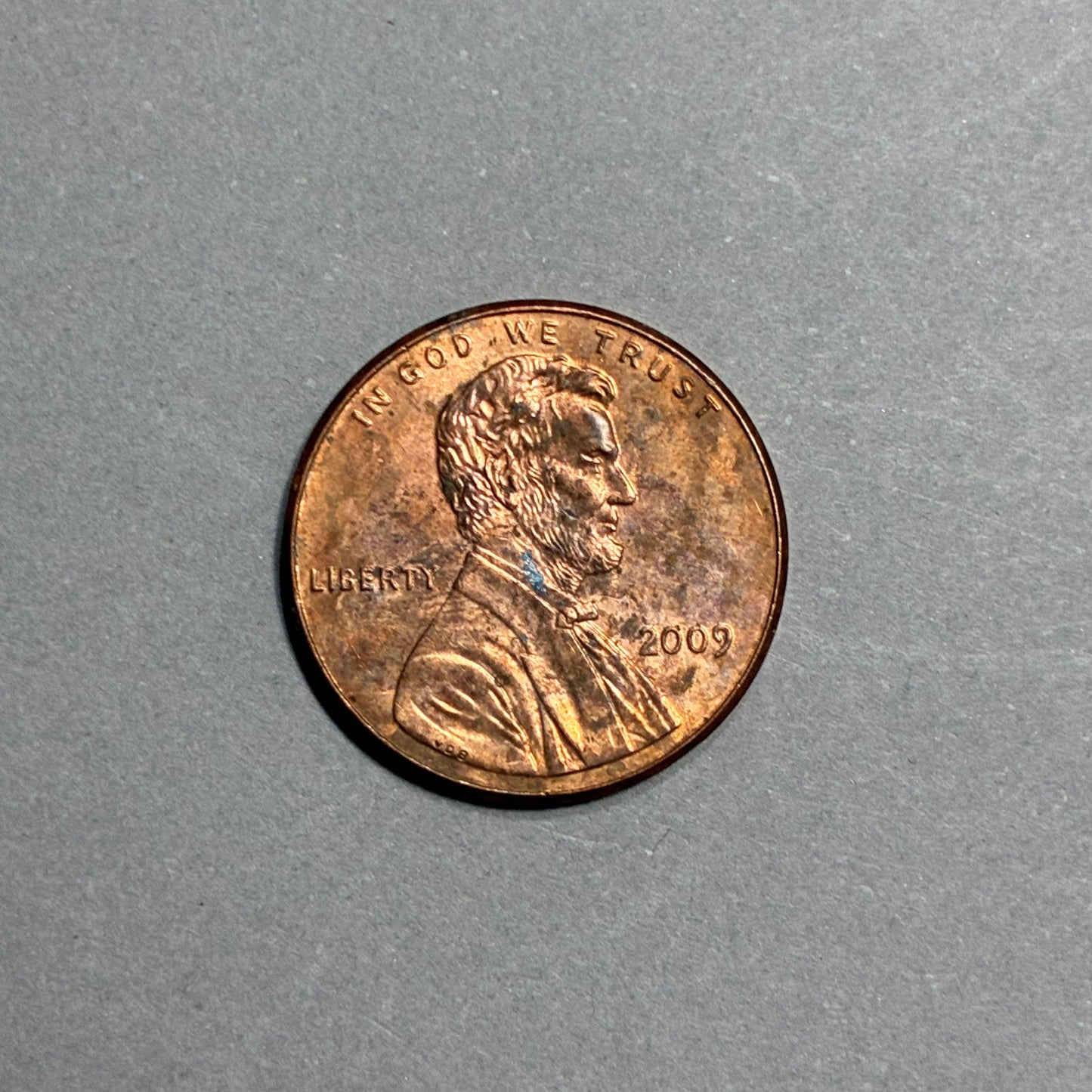 2009 PENNY NO MINT MARK LINCOLN LOG CABIN