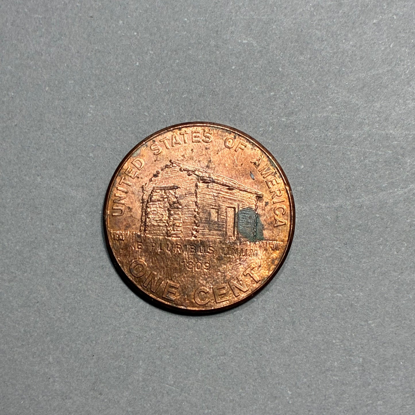 2009 PENNY NO MINT MARK LINCOLN LOG CABIN