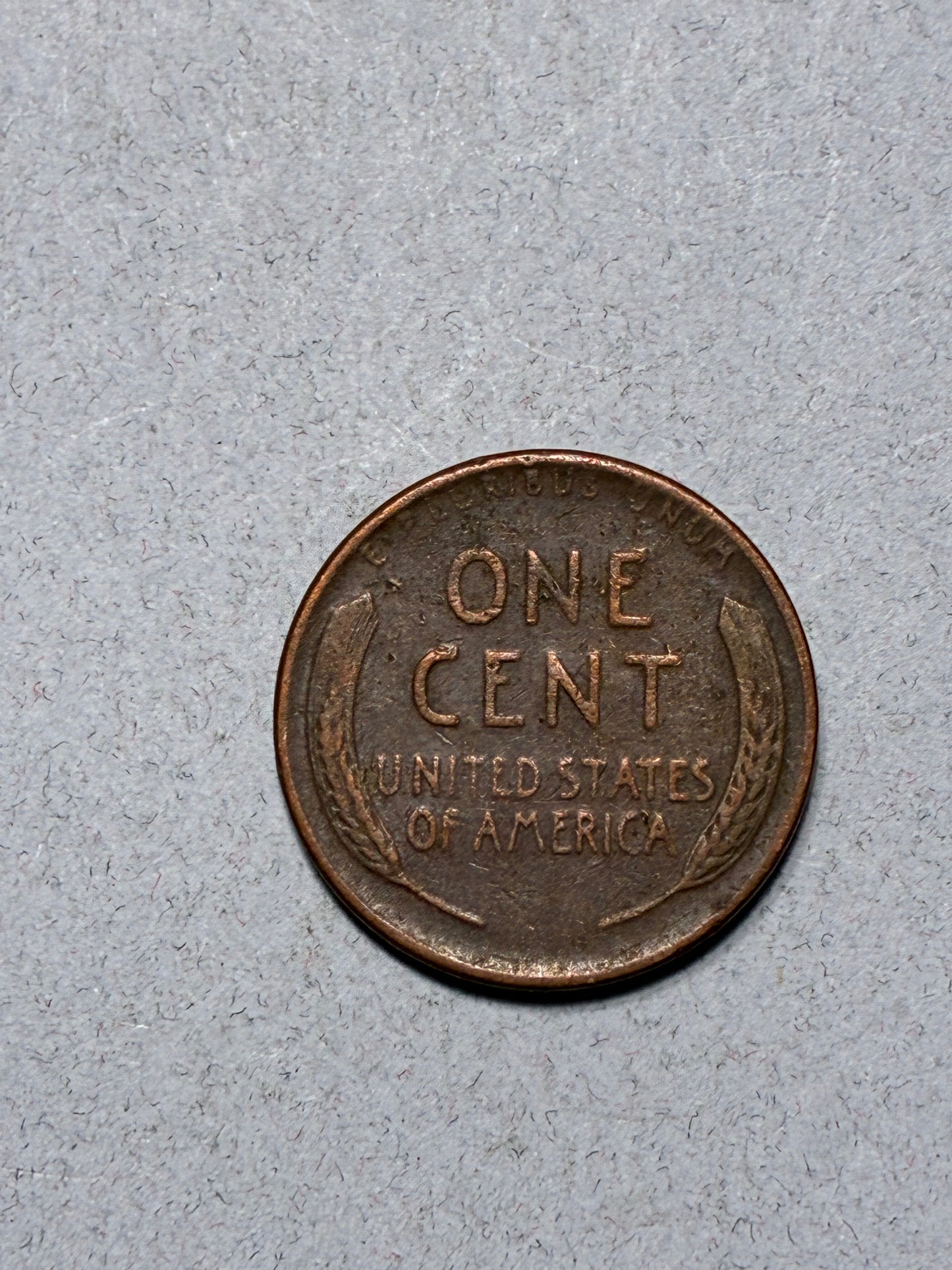 1955 D WHEAT PENNY - DOUBLED RIM OFF CENTER "L" ON RIM 95% COPPER - CIRCULATED