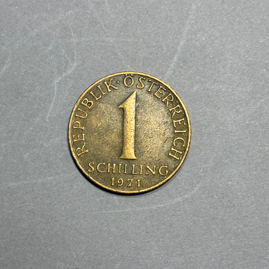 1971 AUSTRIA 1 SCHILLING