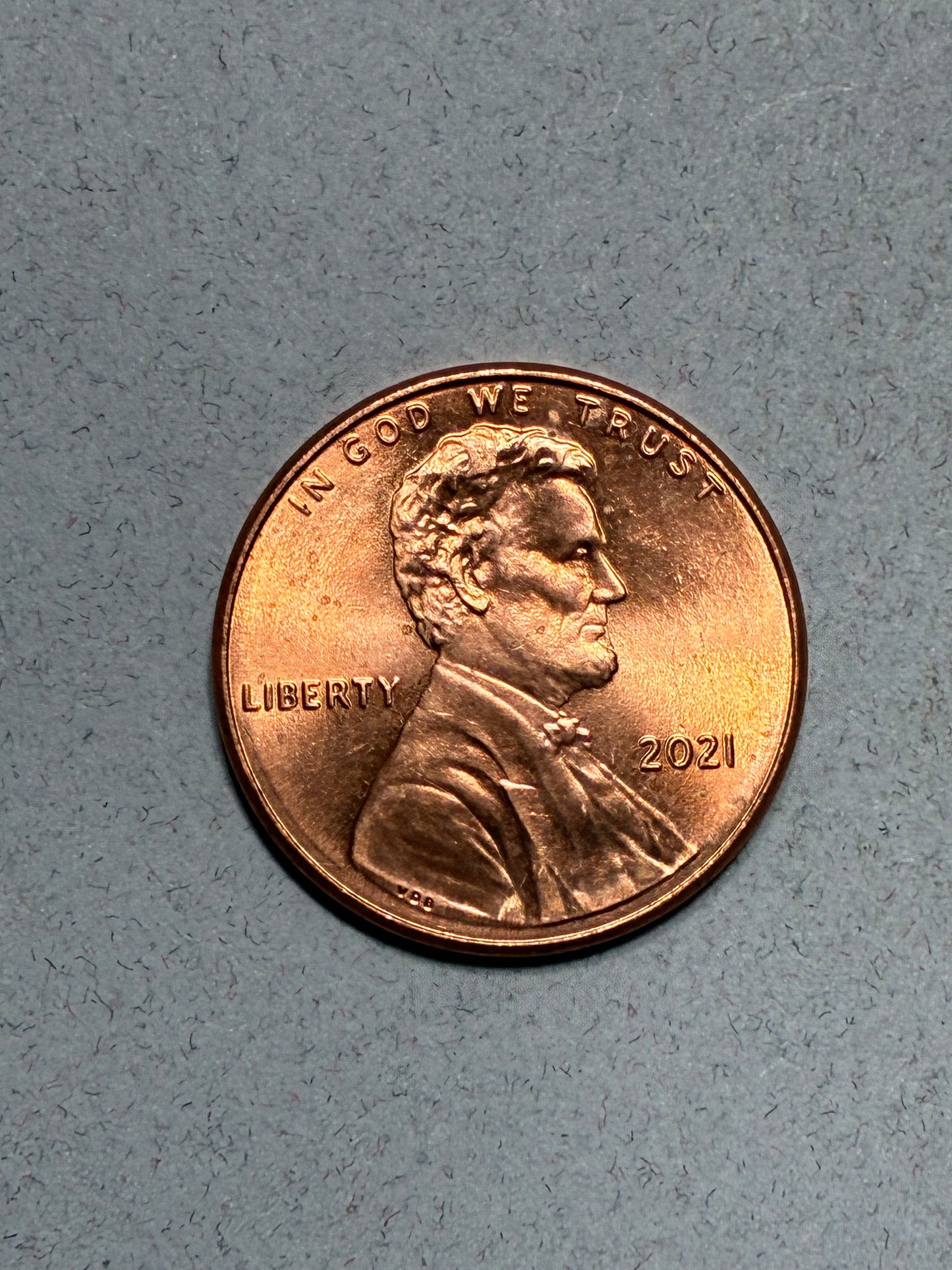 2021 PENNY NO MINT MARK BRIGHT RED CIRCULATED (PNC901)