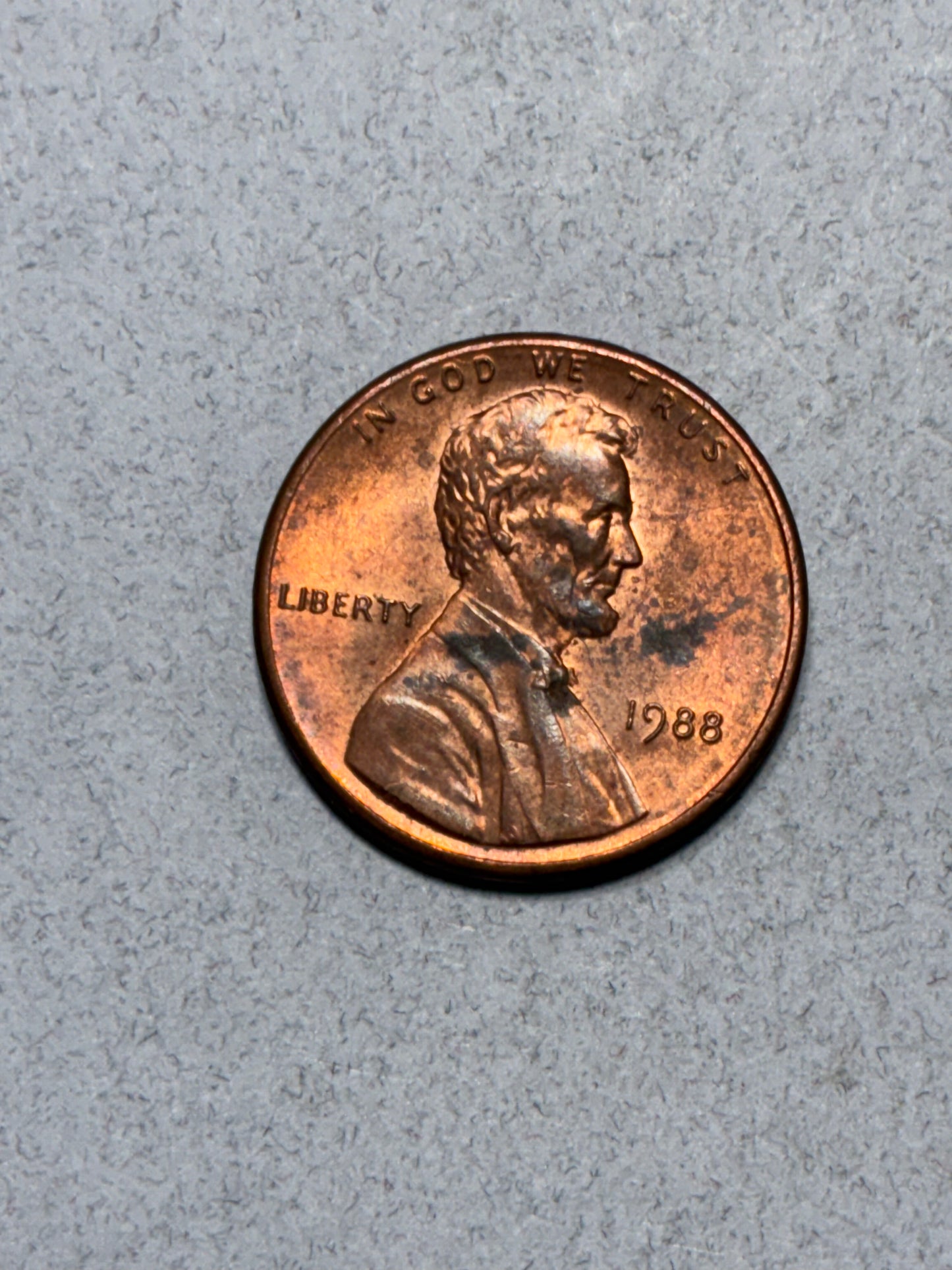 1988 PENNY NO MINT MARK CIRCULATED (PNC903)