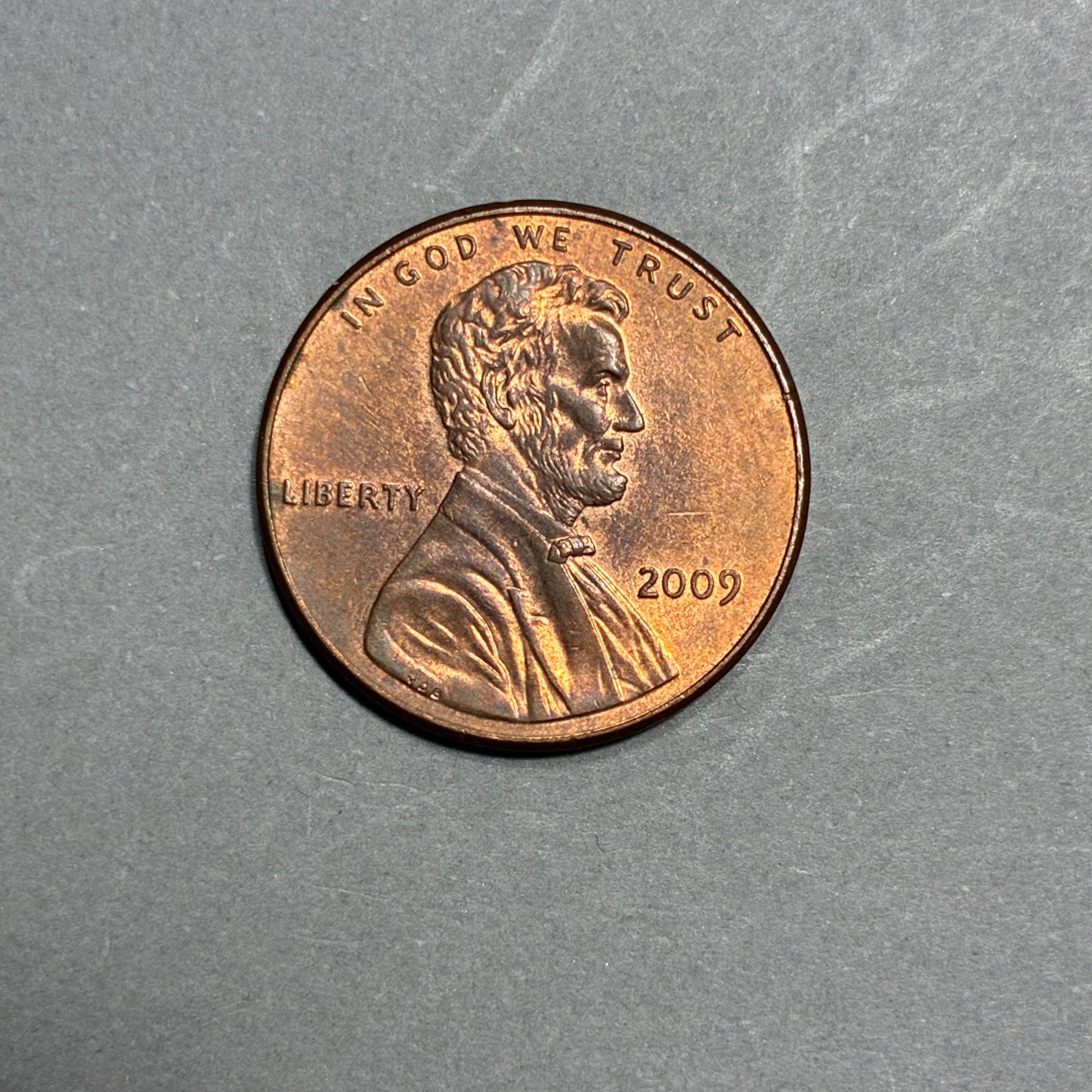 2009 PENNY NO MINT MARK LINCOLN LOG CABIN