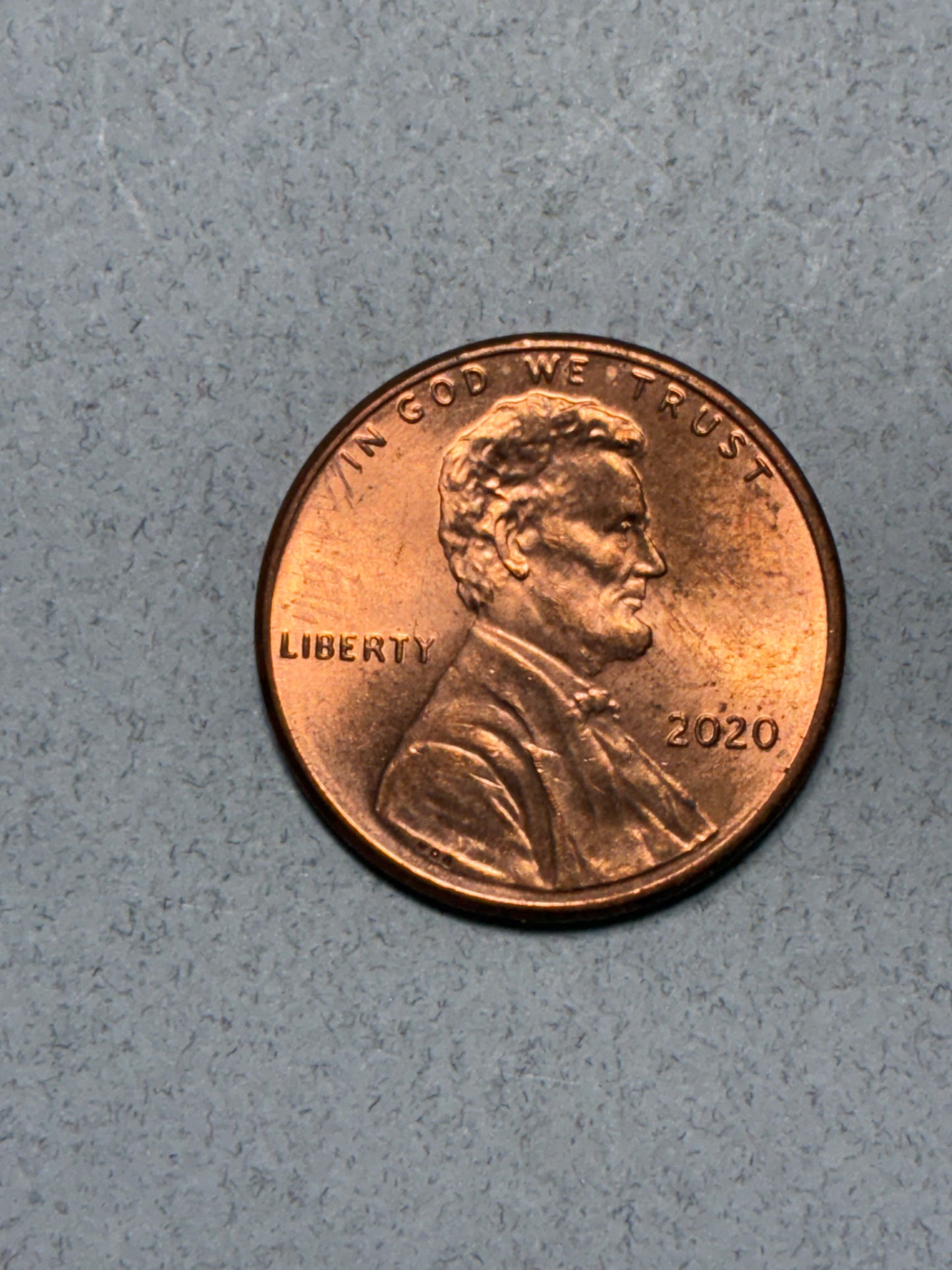 2020 PENNY NO MINT MARK OFF CENTER RED CIRCULATED (PNC904)