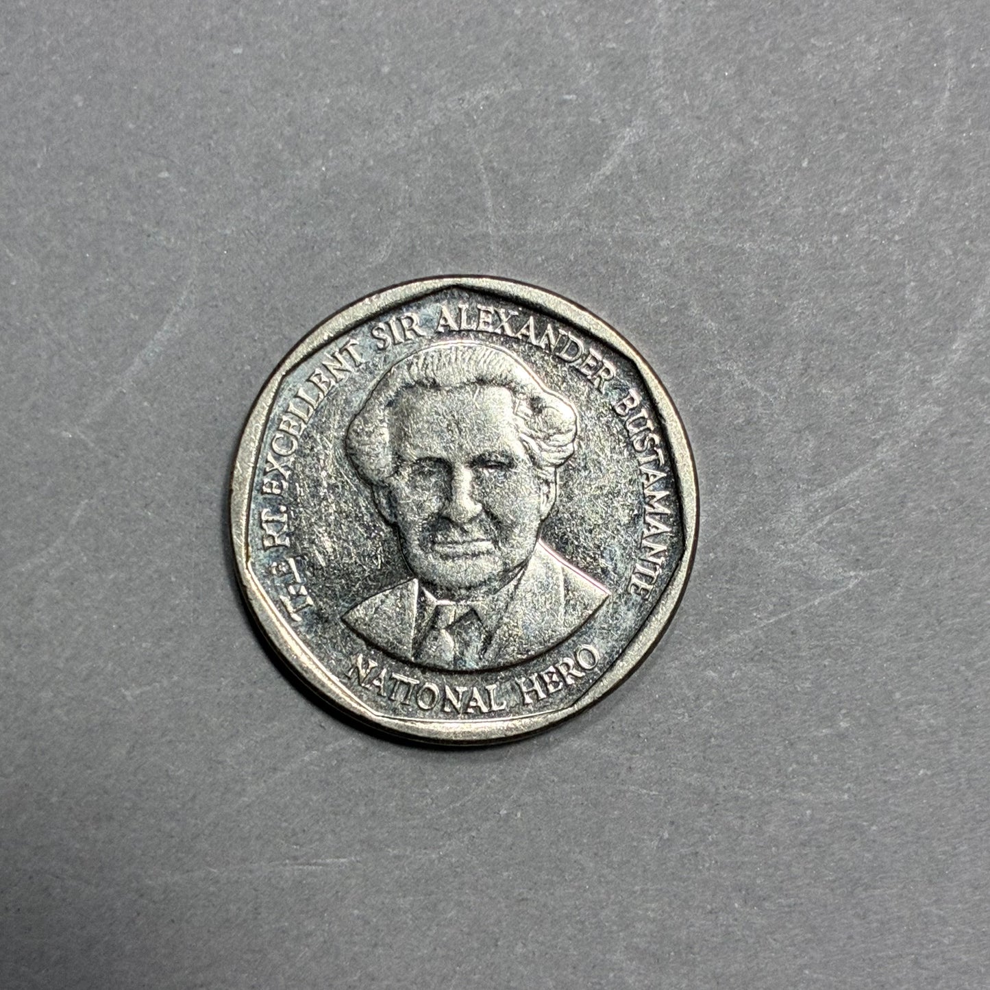 2015 JAMAICA 1 DOLLAR COIN THE RT. EXCELLENT SIR ALEXANDER BUSTAMANTE