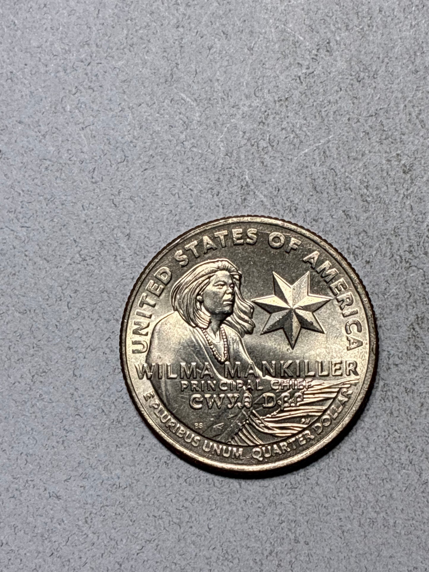 2022 P QUARTER - WIMA MANKILLER - OFF CENTER ERROR - CIRCULATED (TK009)