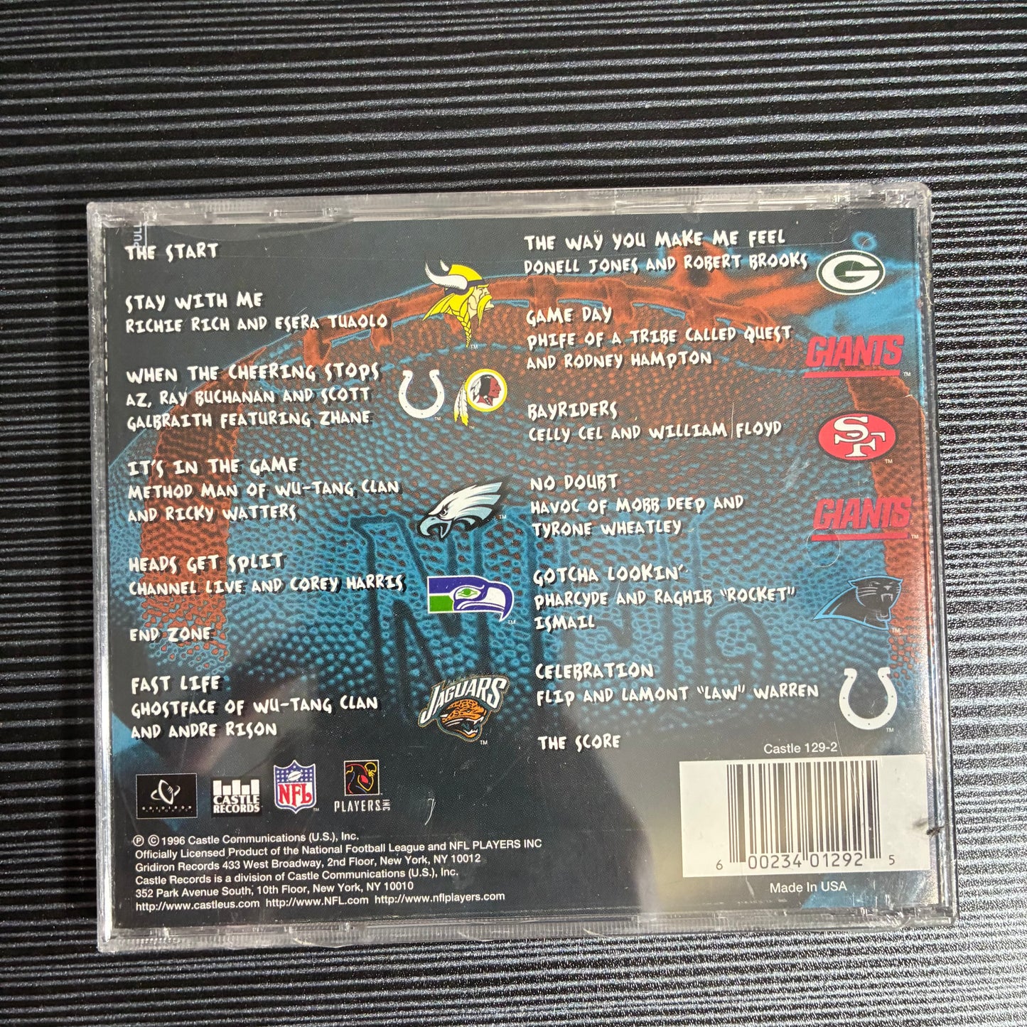 VINTAGE NFL JAMS CD VARIOUS ARTISTS - SEALED (1996)