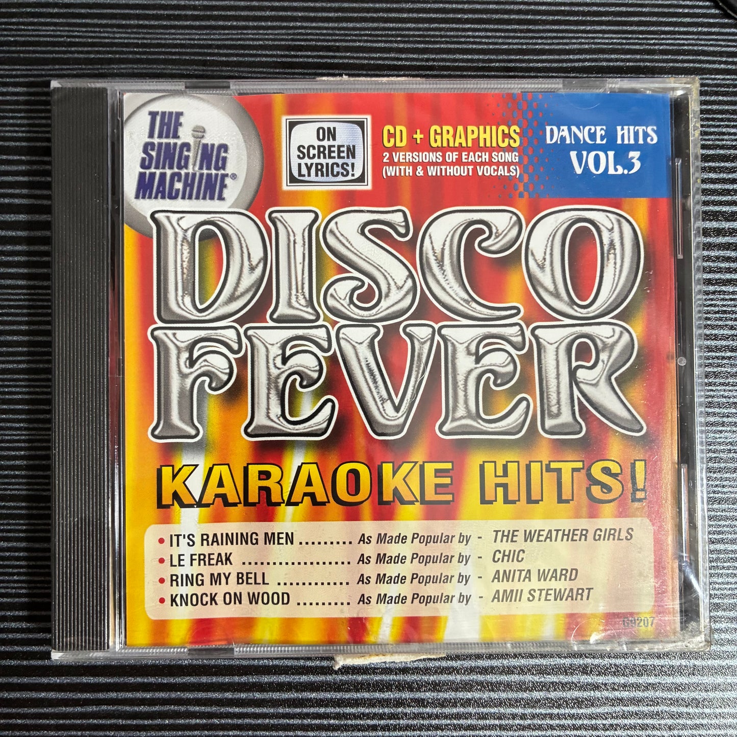 THE SINGING MACHINE CD + GRAPHICS DANCE HITS VOL 3 DISCO FEVER KAROKE HITS NEW