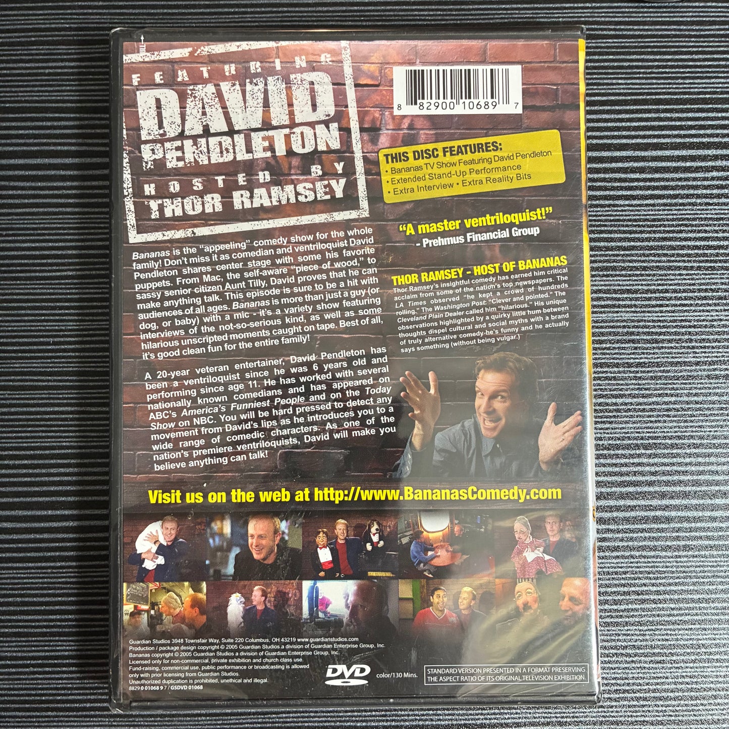 GOOD CLEAN FUN! BANANAS DAVID PENDLETON THOR RAMSEY DVD - SEALED (2005)