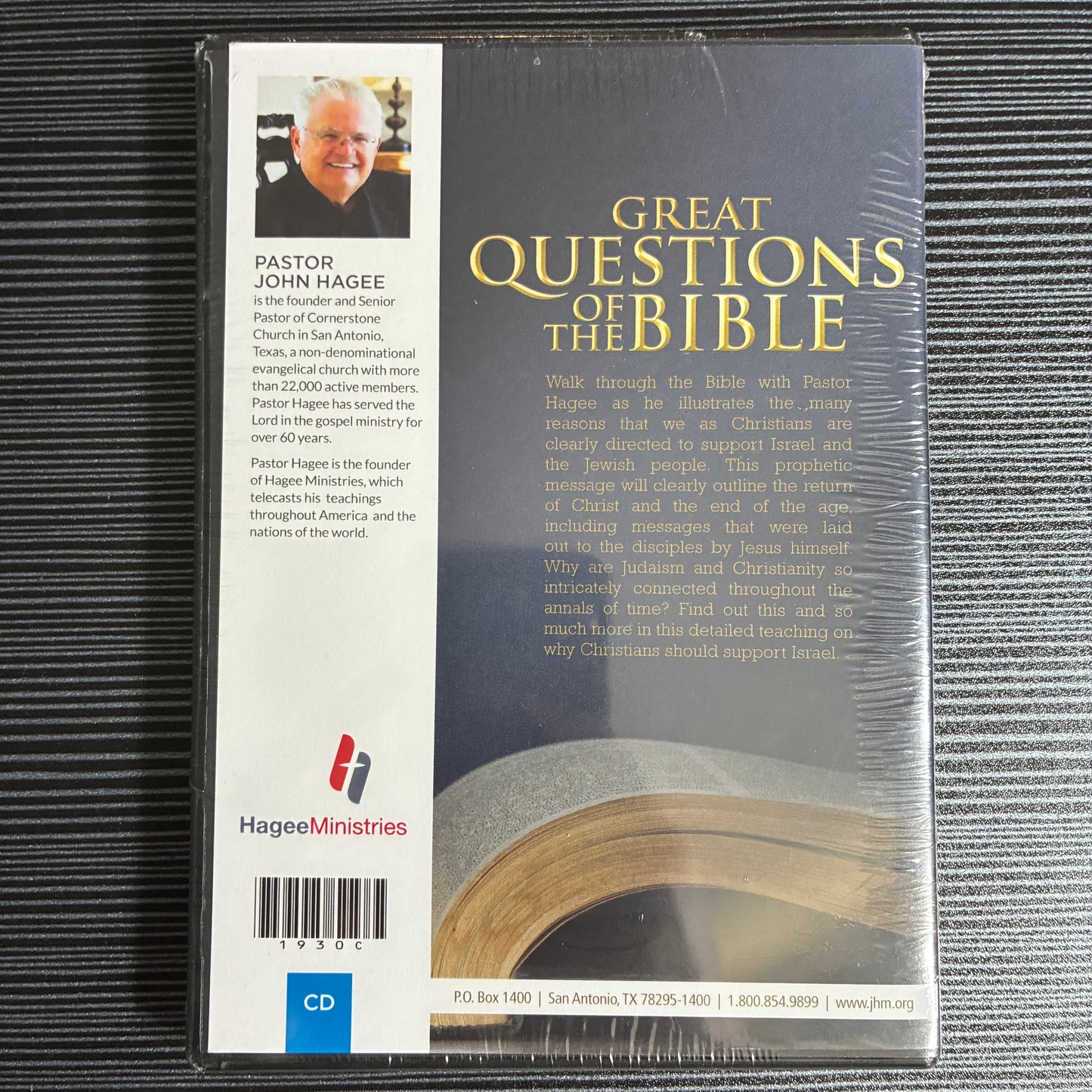 GREAT QUESTIONS OF THE BIBLE WHY DO CHRISTIANS PASTER JOHN HAGEE - SEALED