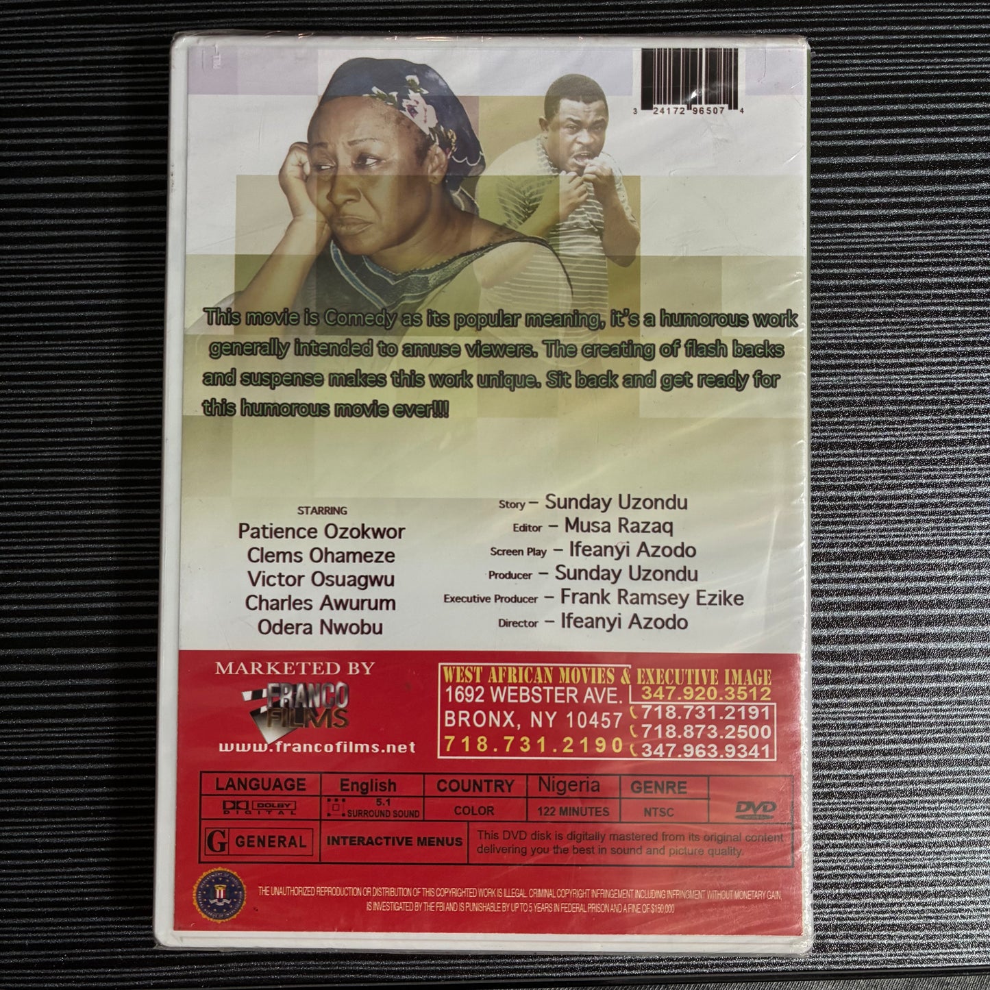 HOLY MOUNTAIN PART 3 & 4 -  FRANCO FILMS DVD NIGERIA CINEMA