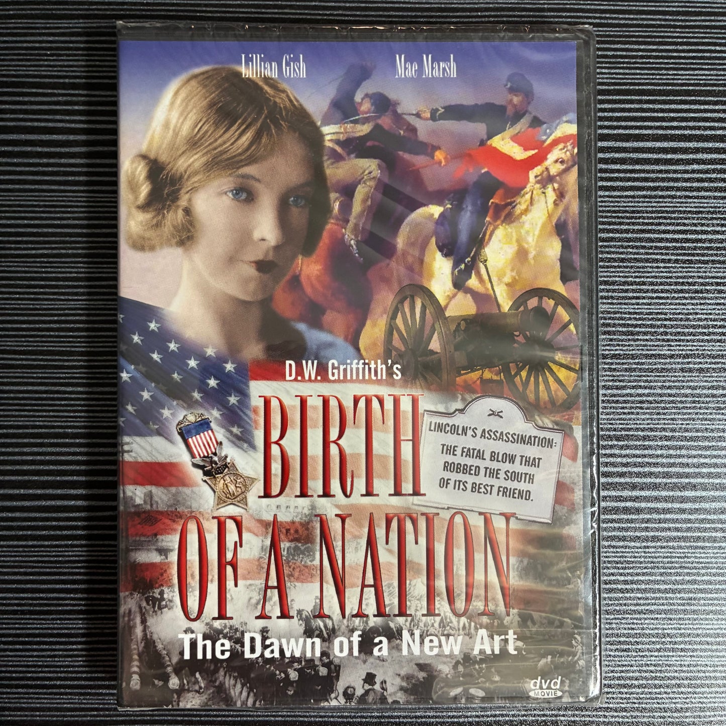 D.W. GRIFFITH'S BIRTH OF A NATION DVD - SEALED (1915 FILM, SILENT)