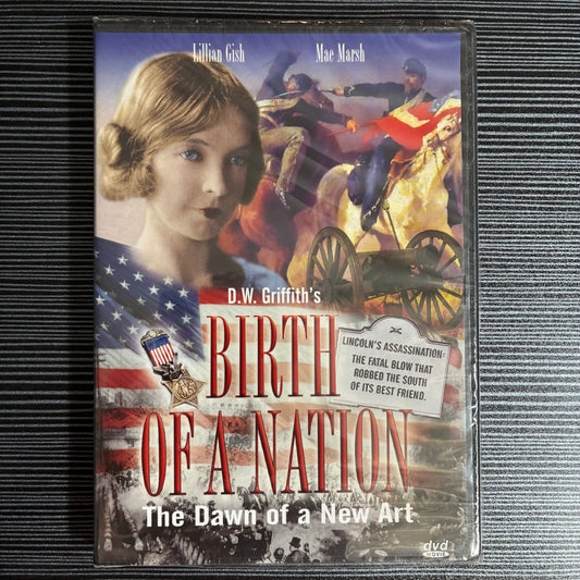 D.W. GRIFFITH'S BIRTH OF A NATION DVD - SEALED (1915 FILM, SILENT)