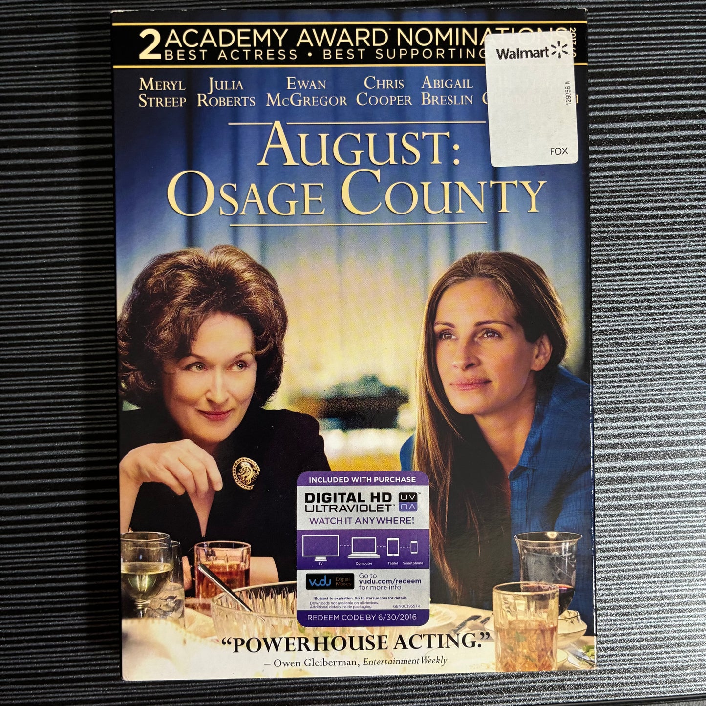AUGUST: OSAGE COUNTY DVD MERYL STREEP JULIA ROBERTS - SEALED (2014)