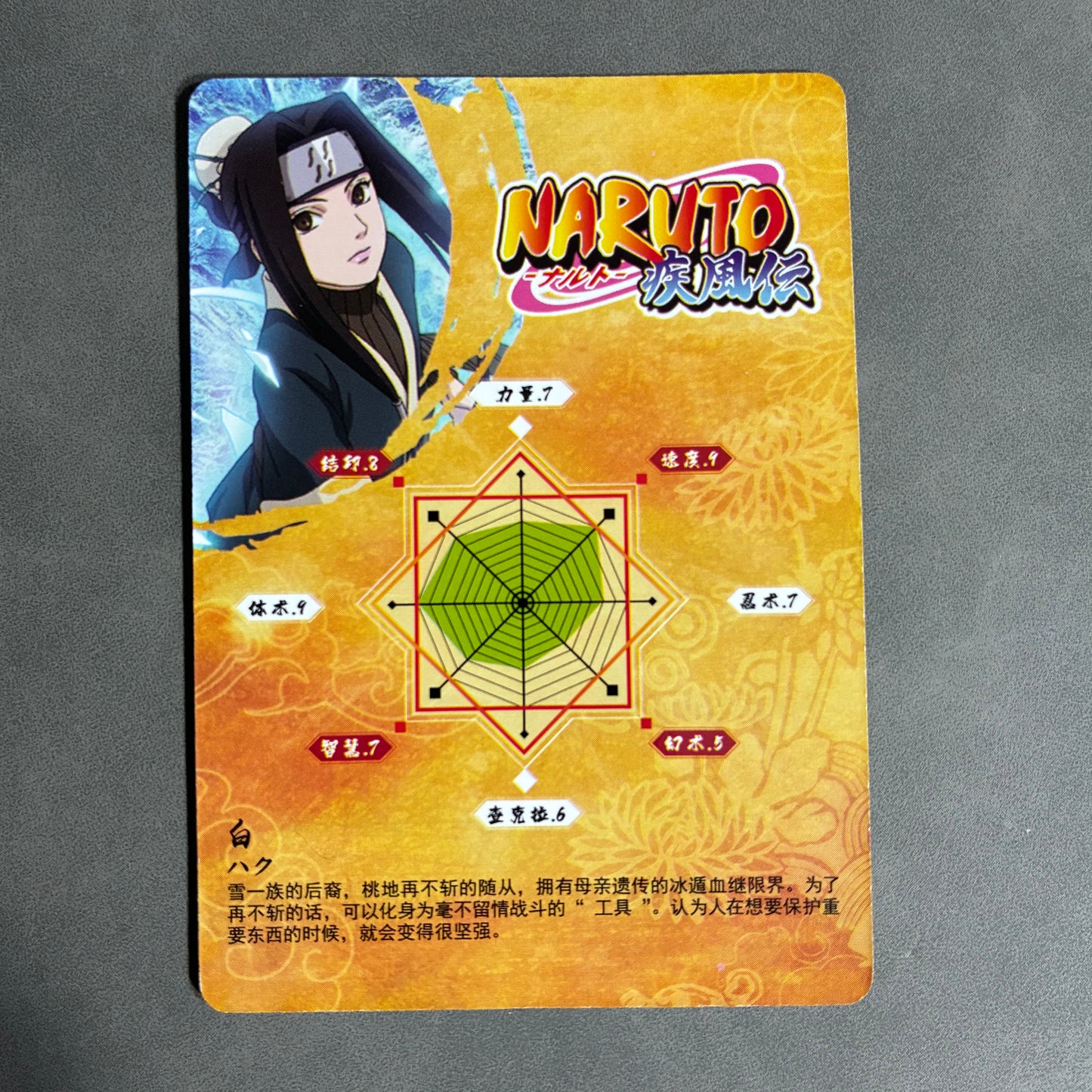 CHINESE NARUTO TRADING CARDS - HAKU - HY-SR-020