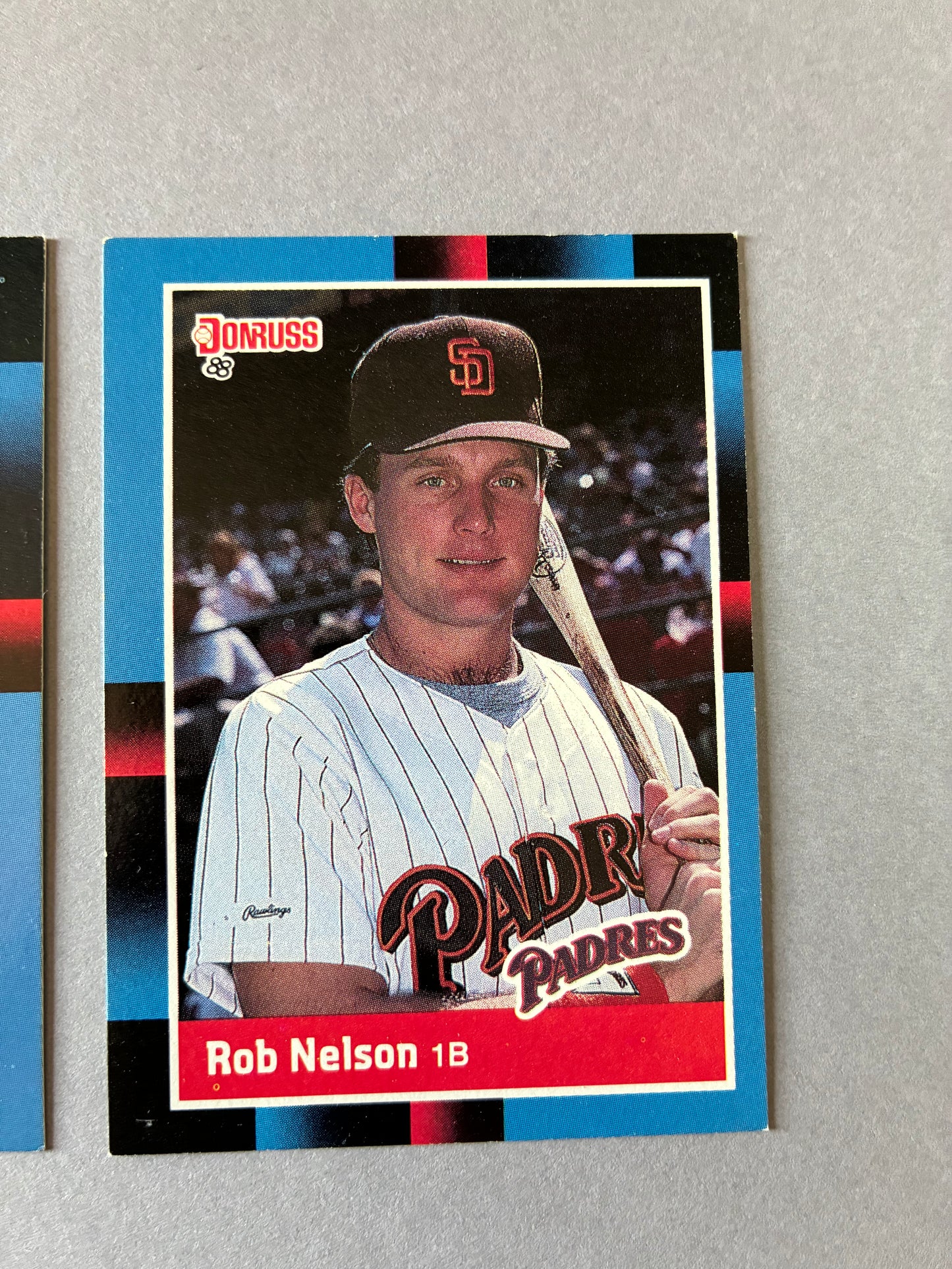 (LOT OF 3) 1988 DONRUSS - ROB NELSON #574 PADRES
