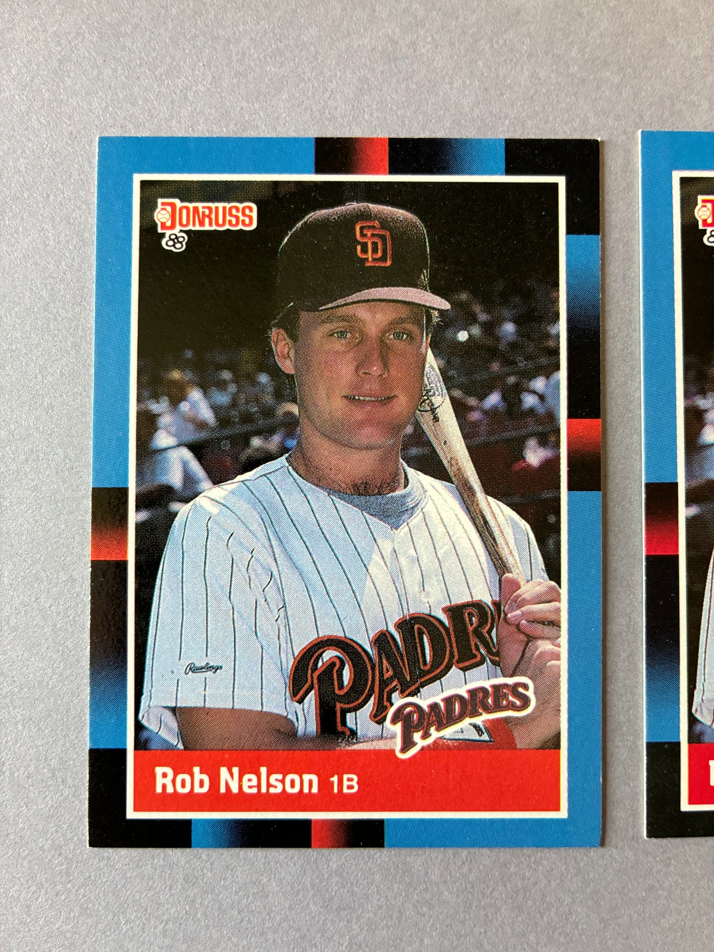 (LOT OF 3) 1988 DONRUSS - ROB NELSON #574 PADRES