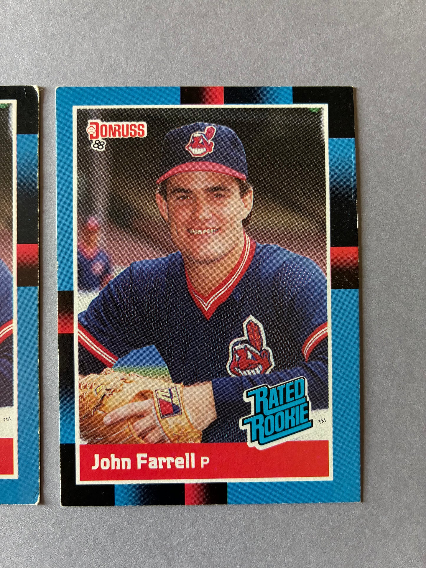 (LOT OF 2) 1988 DONRUSS - JOHN FARRELL #42 INDIANS