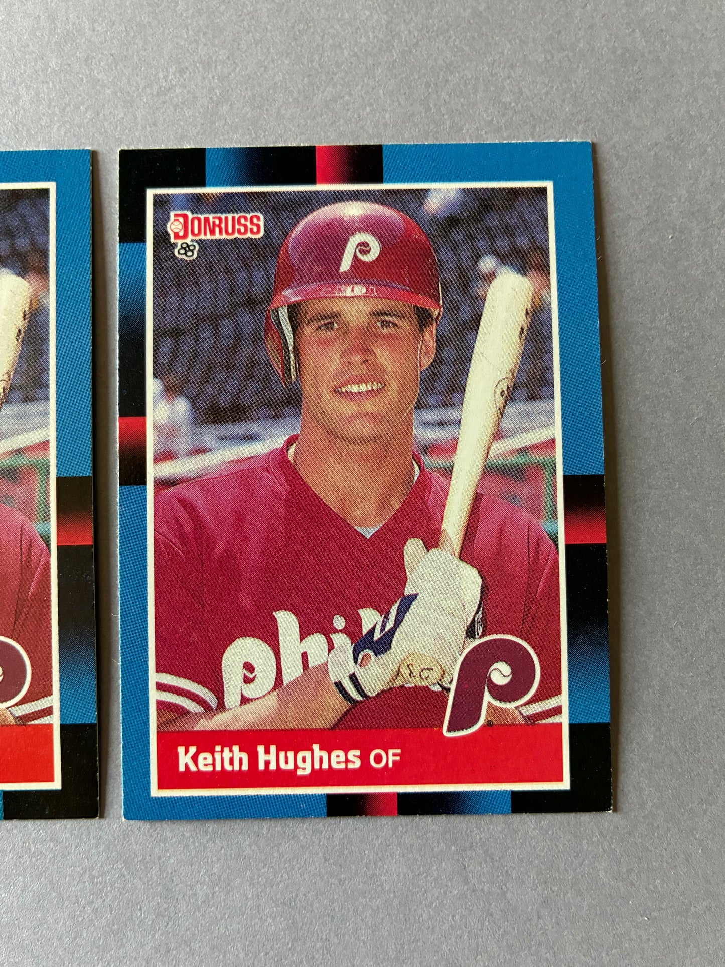 (LOT OF 3) 1988 DONRUSS - KEITH HUGHES #643 PHILLIES