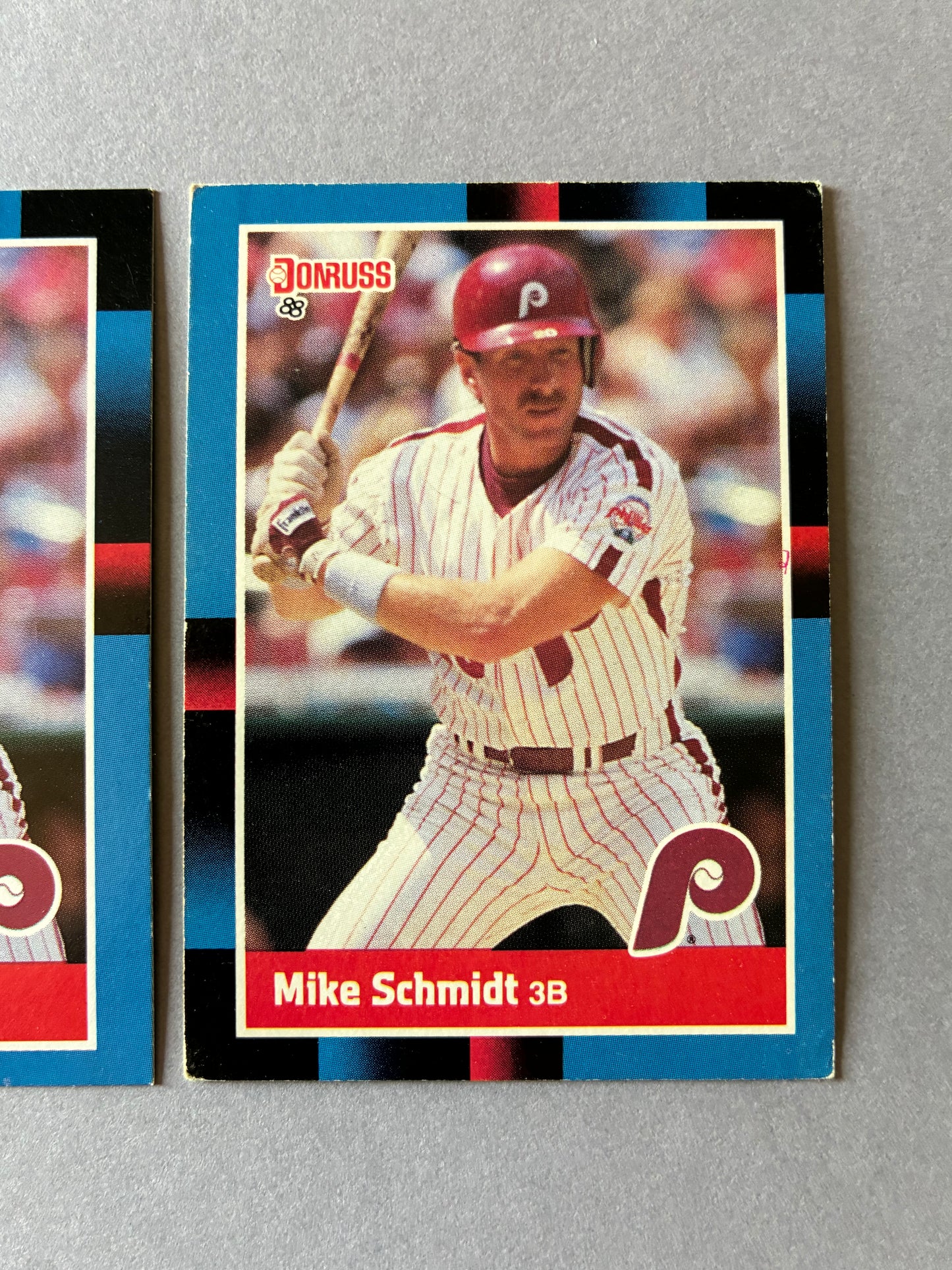 (LOT OF 2) 1988 DONRUSS - MIKE SCHMIDT #330 (PHILLIES)