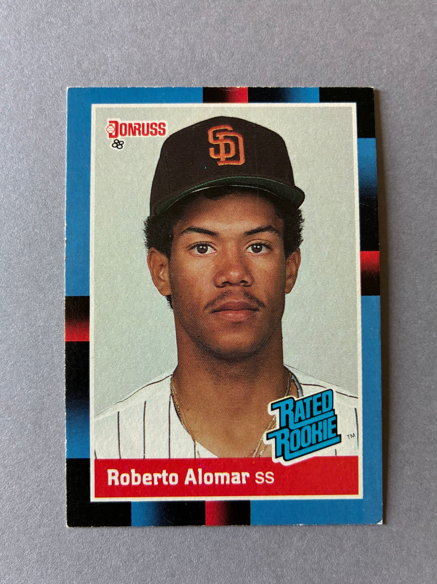1988 DONRUSS - ROBERTO ALOMAR #34 PADRES