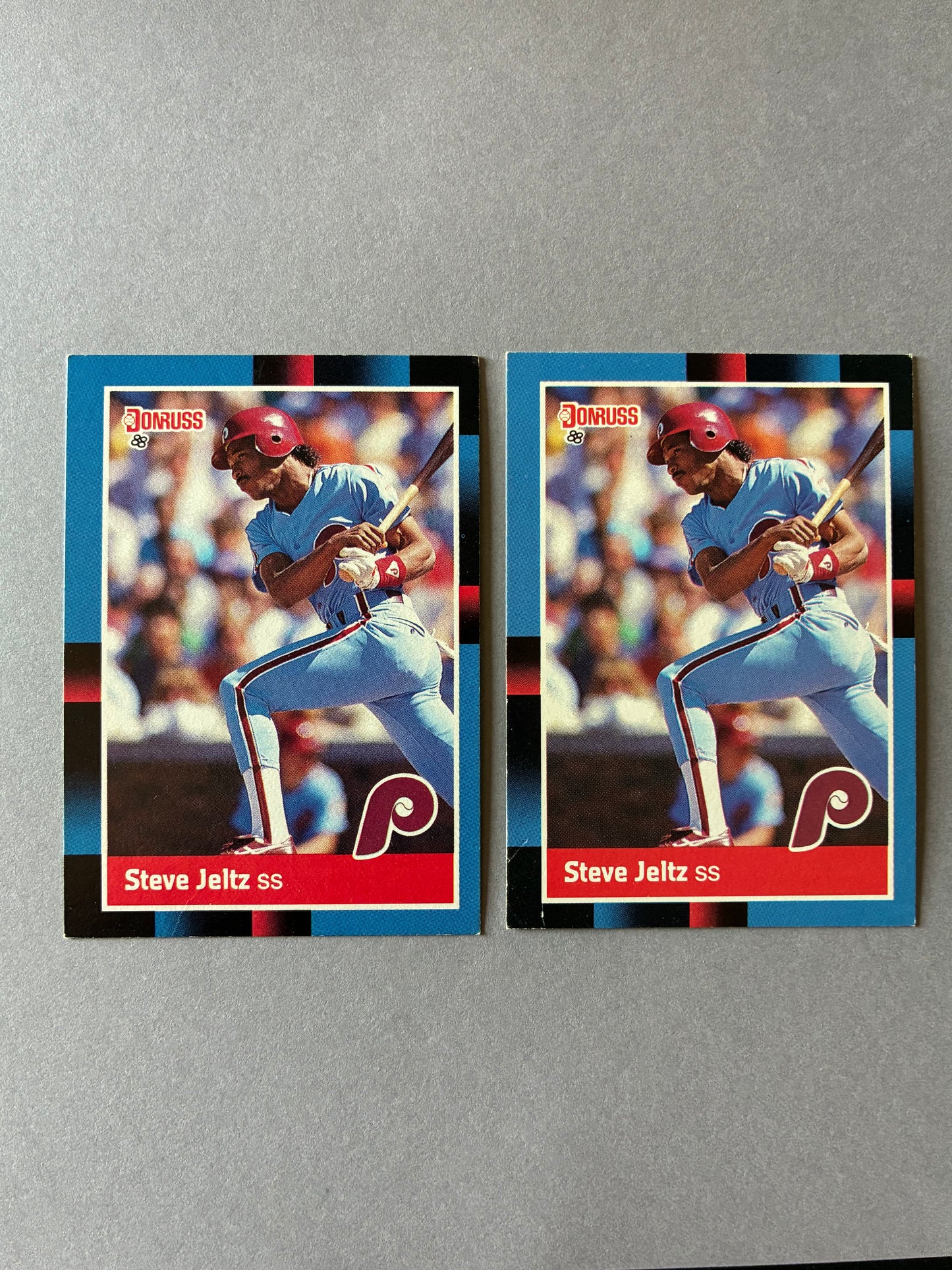(LOT OF 2) 1988 DONRUSS - STEVE JELTZ #576 PHILLIES