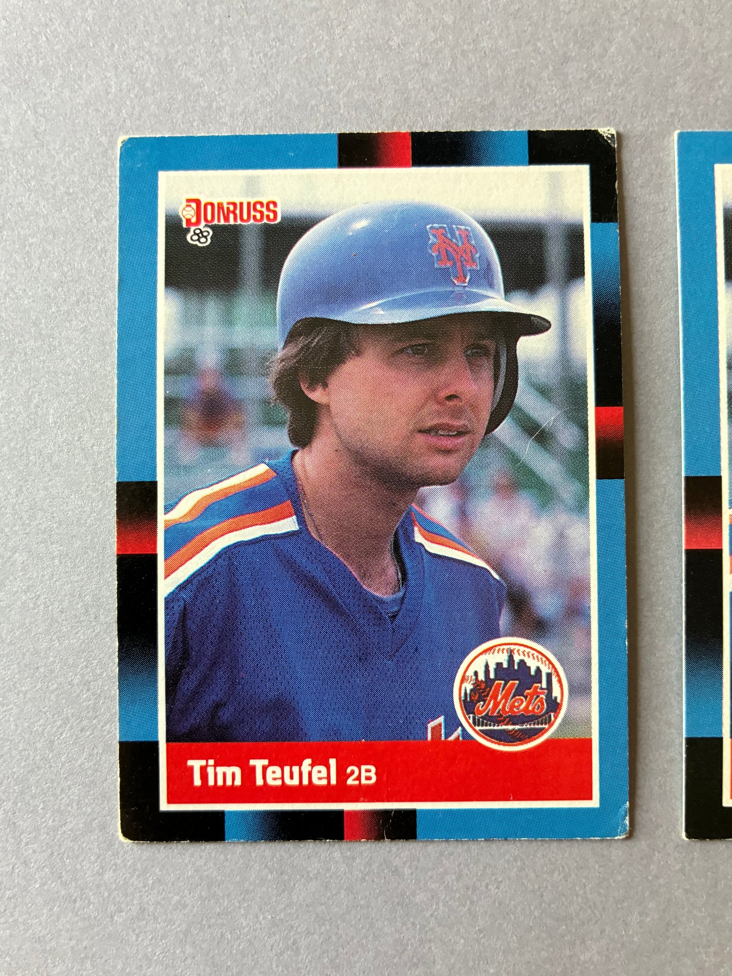 (LOT OF 3) 1988 DONRUSS - TIM TEUFEL #648 METS