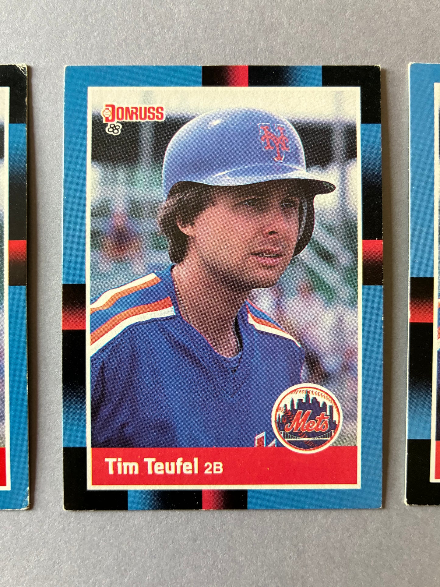 (LOT OF 3) 1988 DONRUSS - TIM TEUFEL #648 METS
