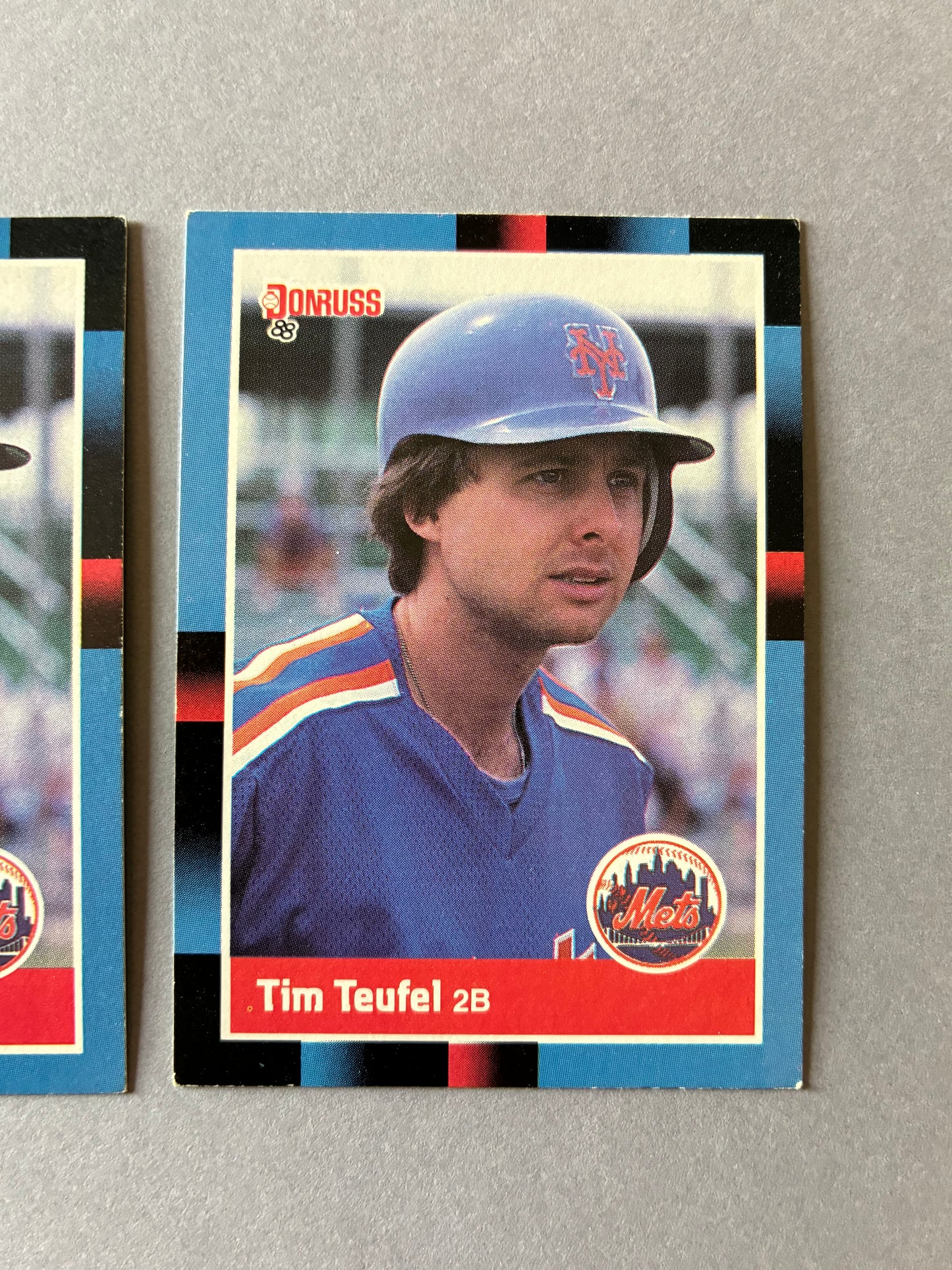 (LOT OF 3) 1988 DONRUSS - TIM TEUFEL #648 METS