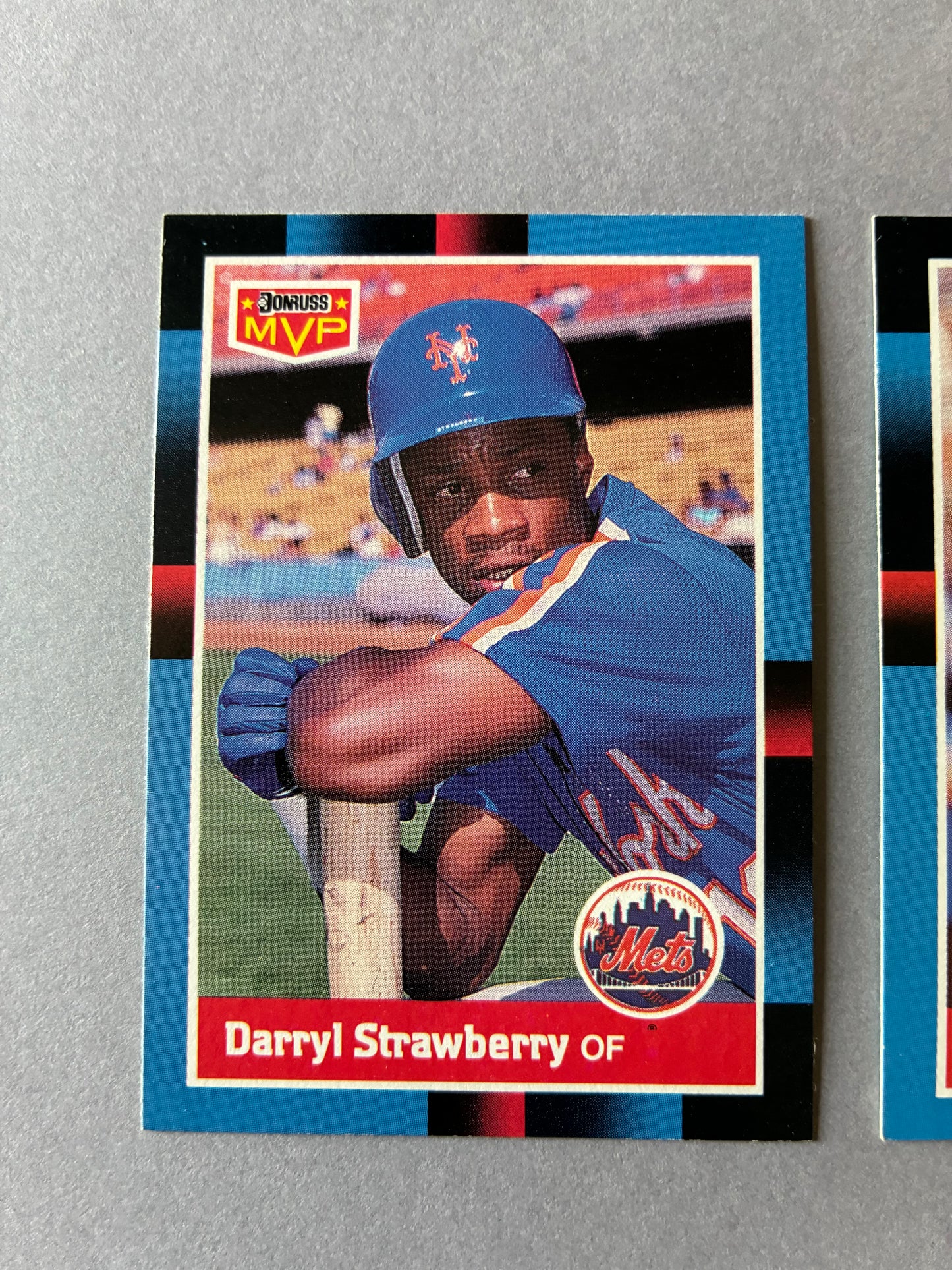 (LOT OF 2) 1988 DONRUSS - DARRYL STRAWBERRY #439 #BC-20 METS
