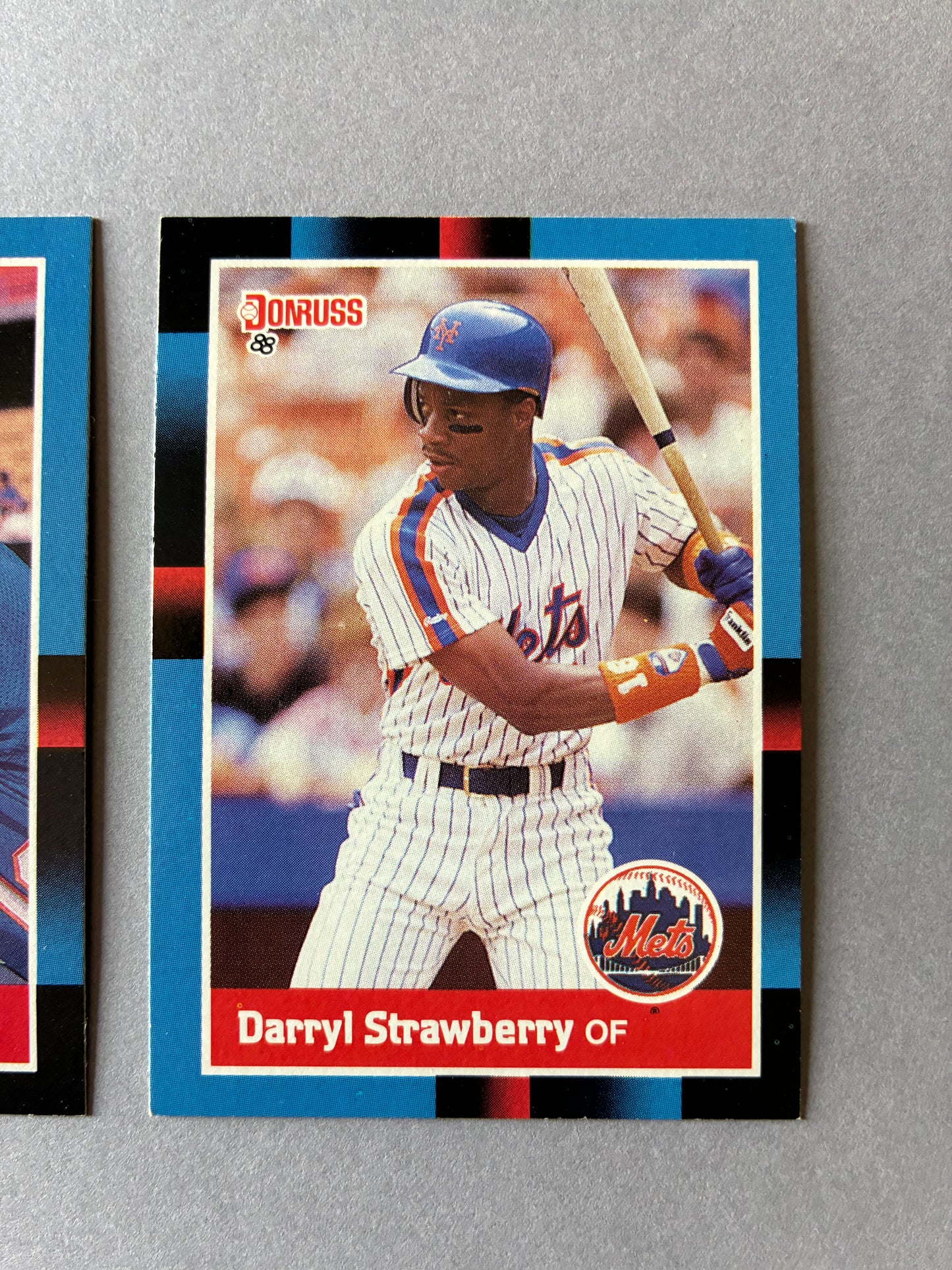 (LOT OF 2) 1988 DONRUSS - DARRYL STRAWBERRY #439 #BC-20 METS