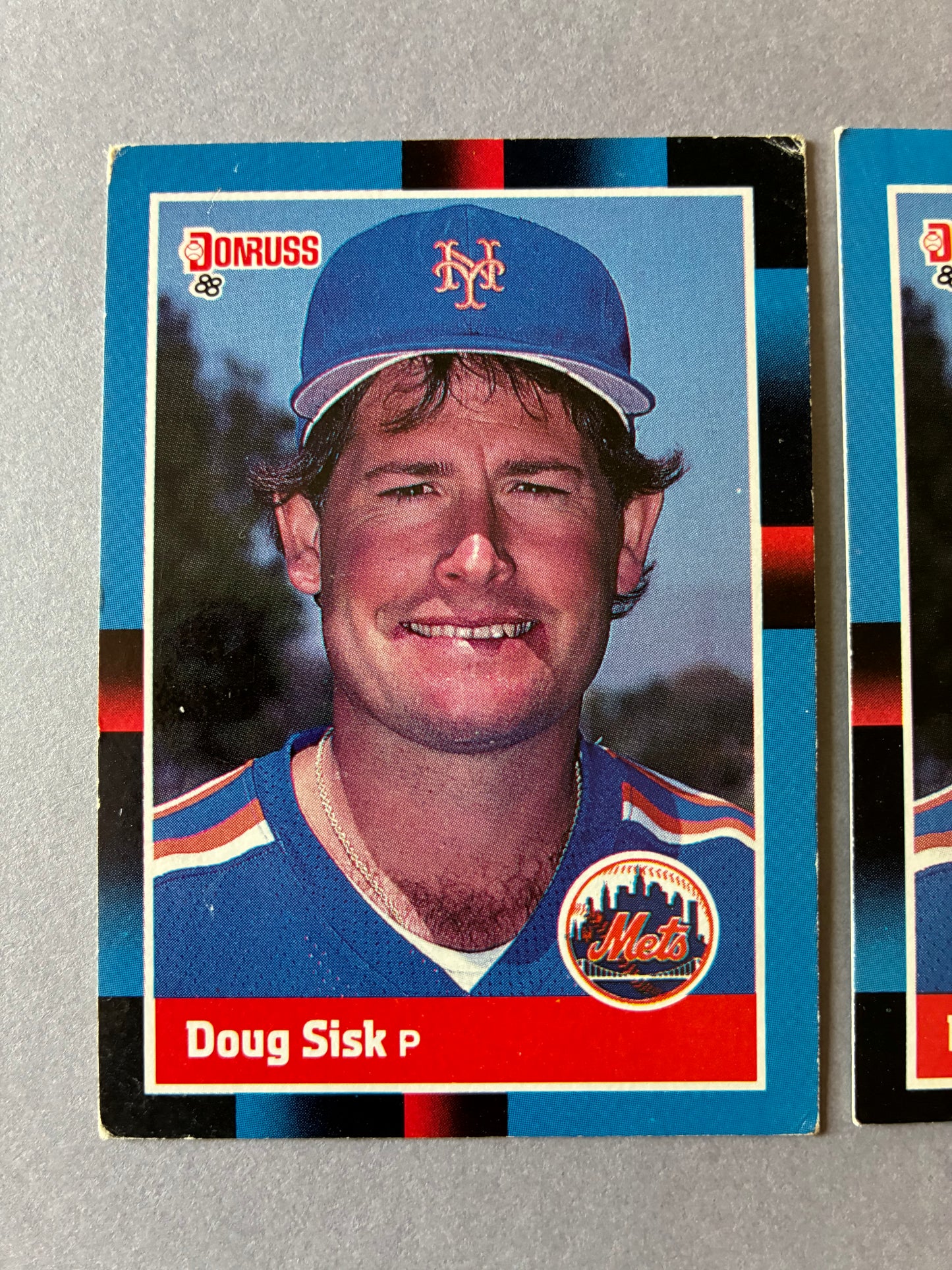 (LOT OF 2) 1988 DONRUSS - DOUG SISK #642 METS