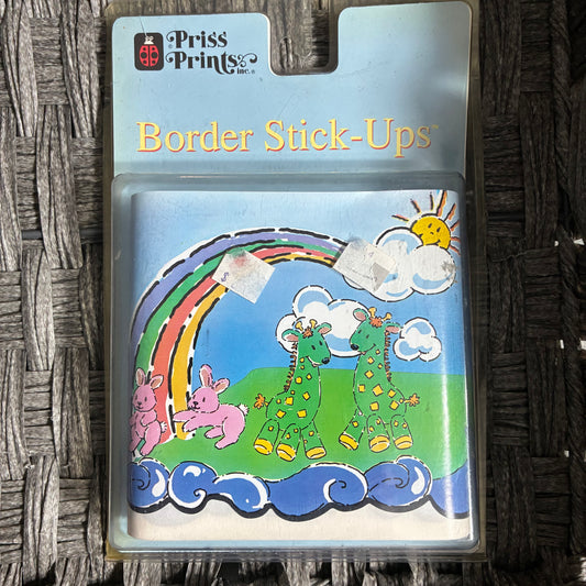 VINTAGE PRISS PRINTS INC BORDER STICK-UPS KIDS WALL DECOR