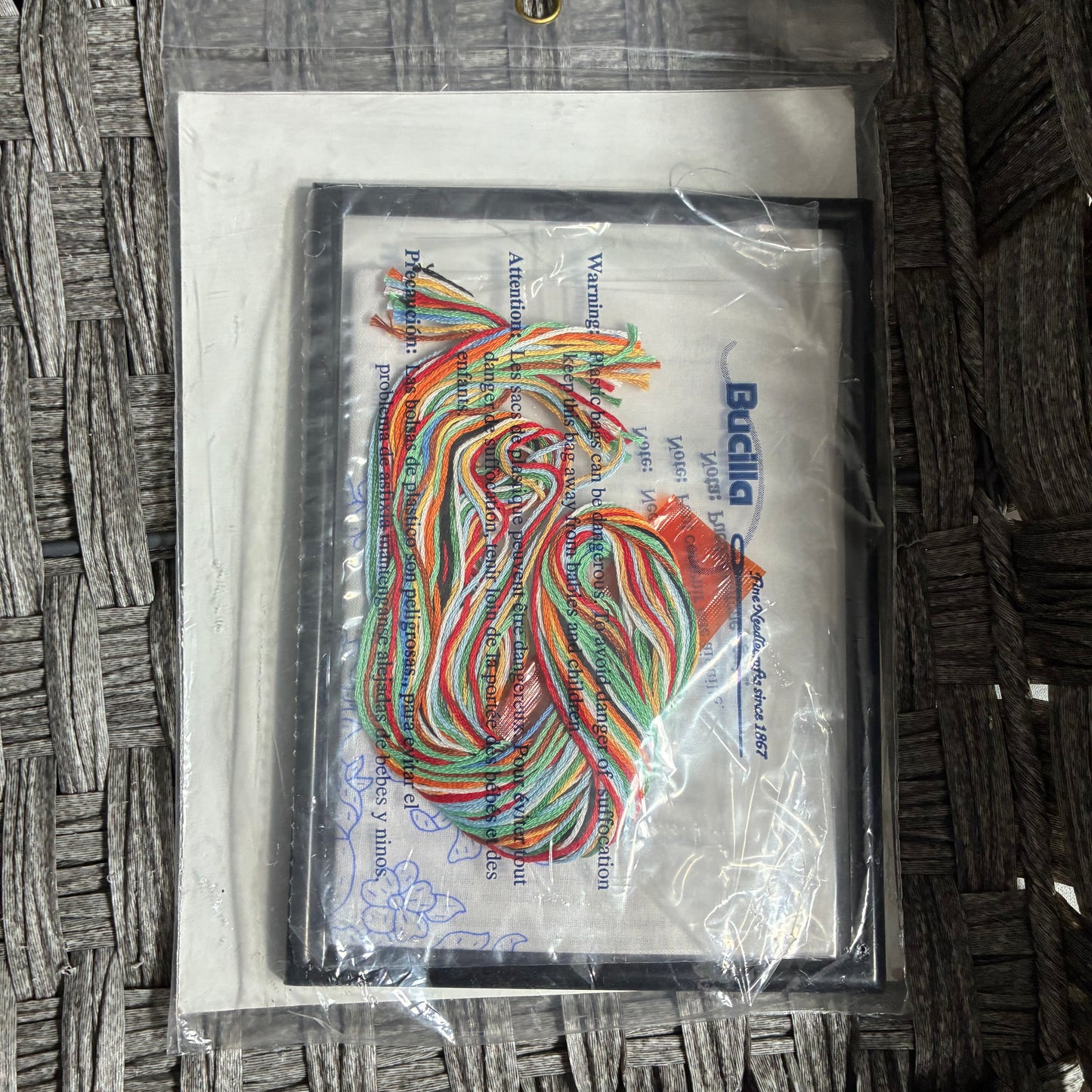 Bucilla Gallery of Stitches 'Birds' 5"x7" Framed Embroidery Kit Sealed Vtg 1994