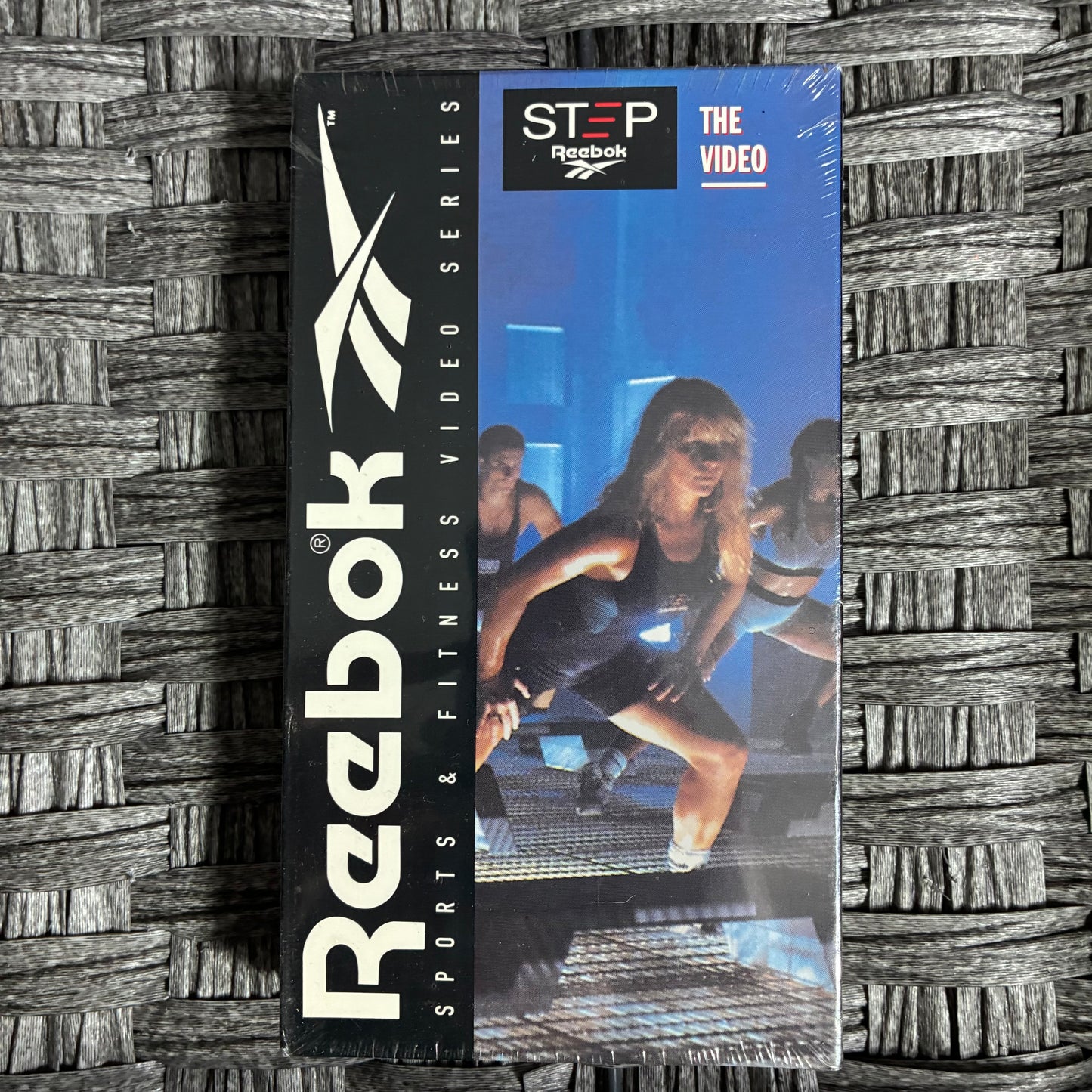 STEP REEBOK THE VIDEO VHS 1994 STEP WORKOUT GIN MILLER SPORTS & FITNESS VIDEO