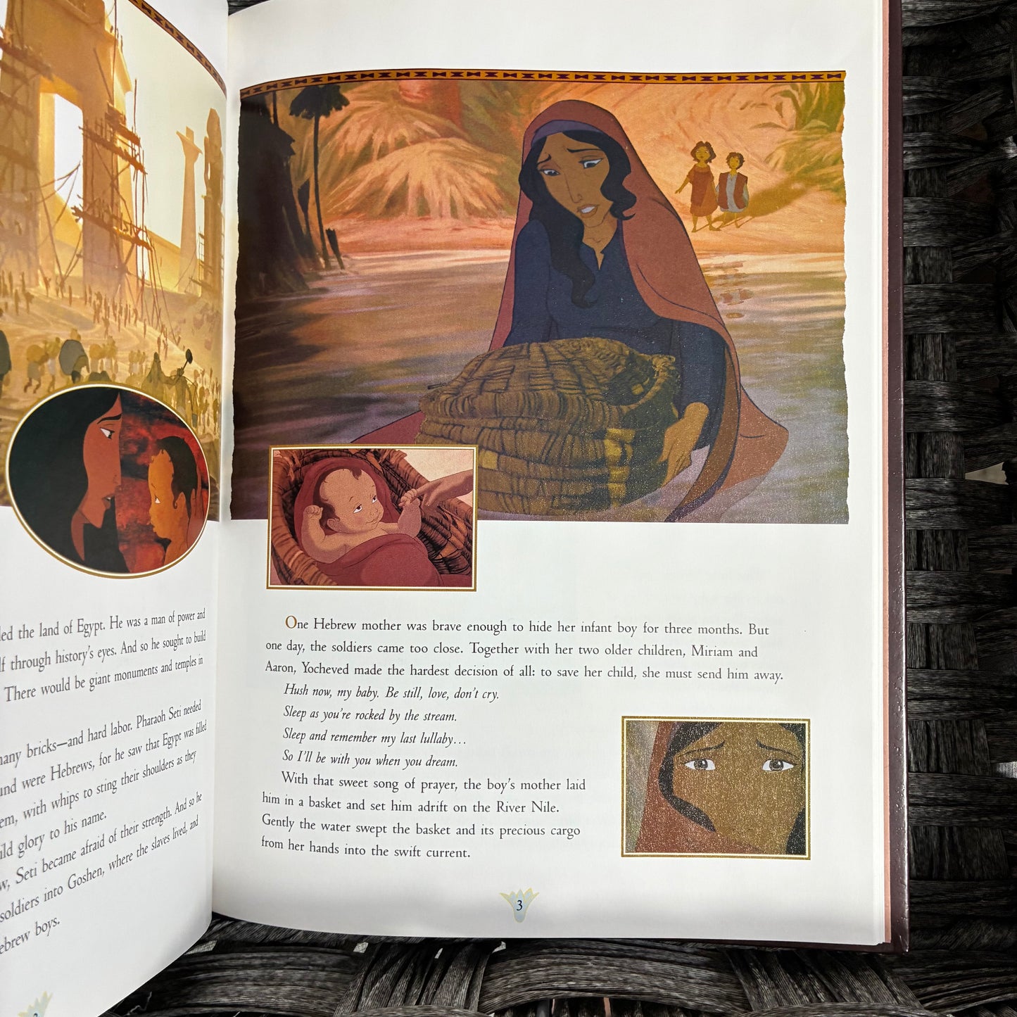 THE PRINCE OF EGYPT COLLECTOR'S EDITION STORY BOOK DREAM WORKS WALMART EXCLUSIVE