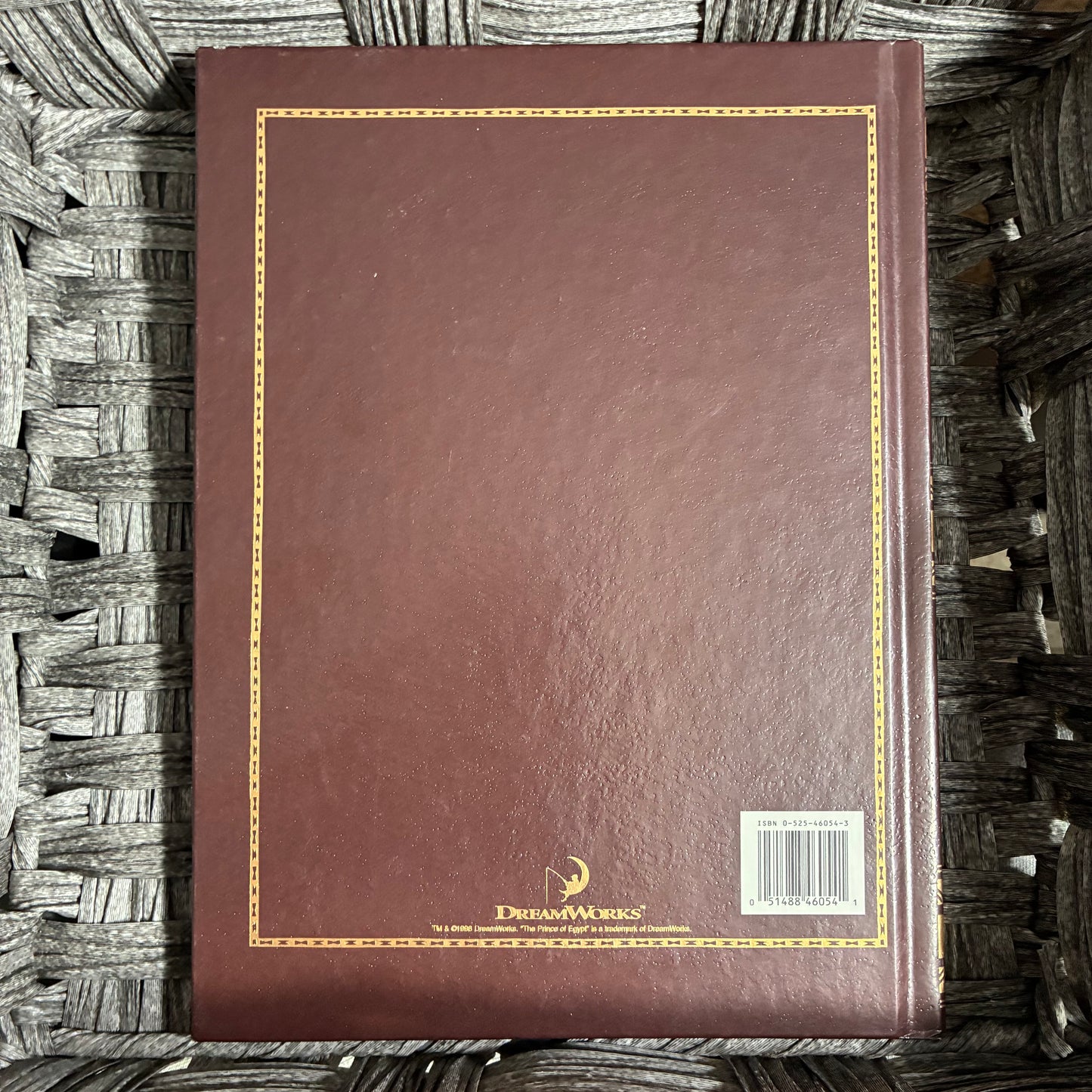 THE PRINCE OF EGYPT COLLECTOR'S EDITION STORY BOOK DREAM WORKS WALMART EXCLUSIVE