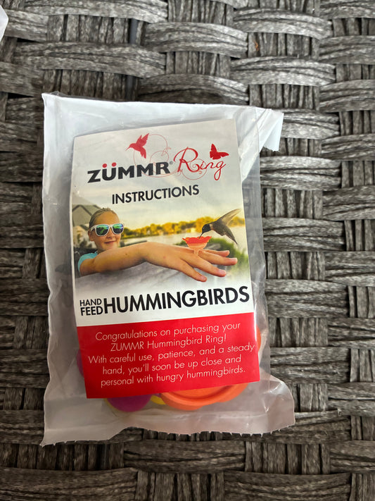 Hummingbird Ring Feeder Zummr Ring Red Lot Of 2x 3PKS (6)