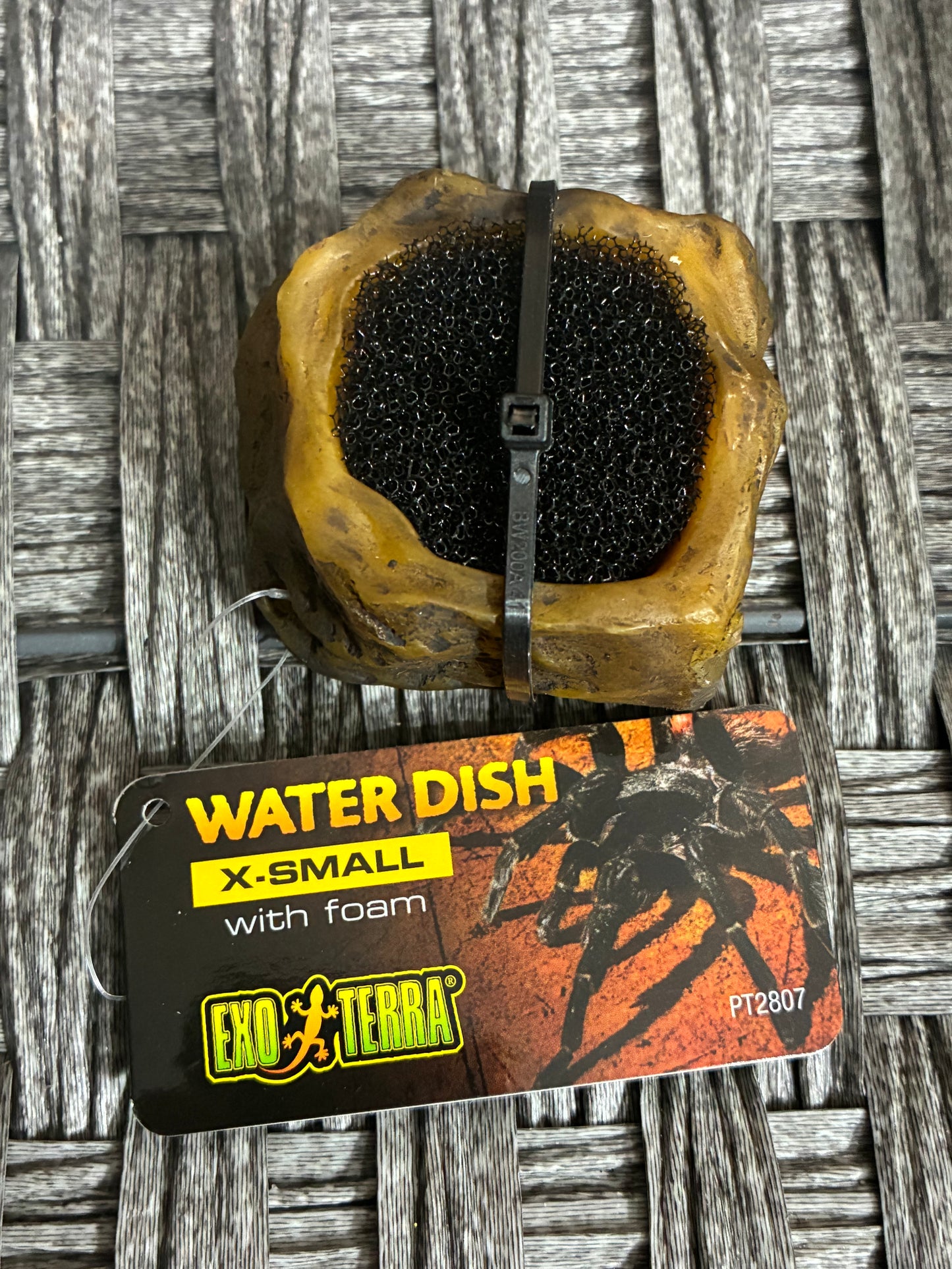 EXO TERRA WATER DISH X SMALL WITH FOAM PT2807