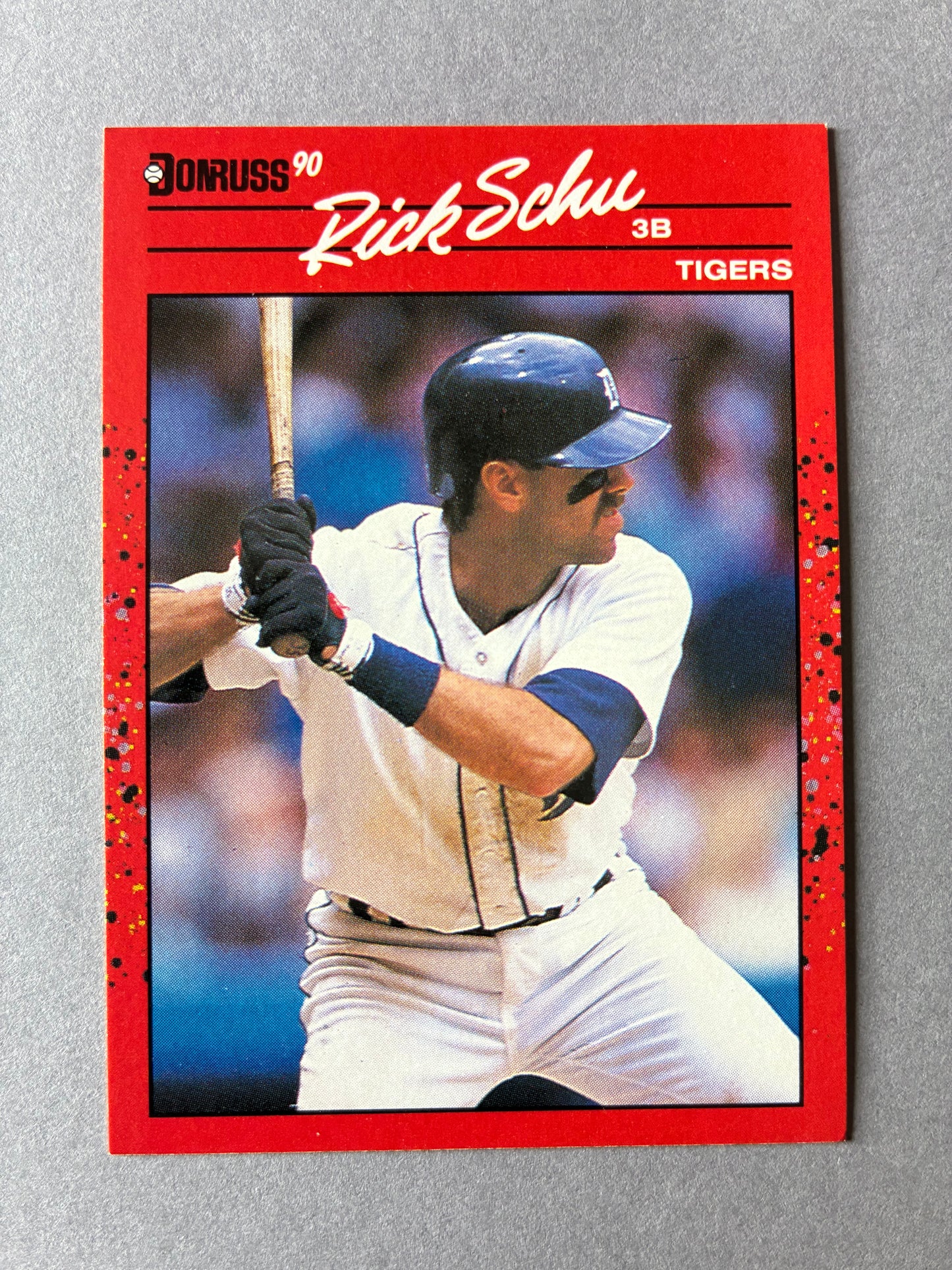1990 DONRUSS - RICHARD (RICK) SPENCER SCHU #599 (TIGERS)