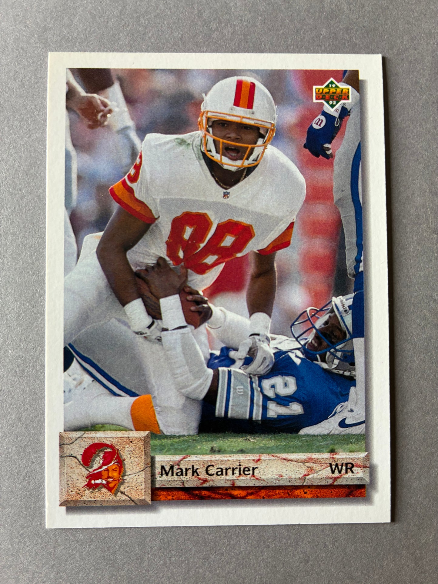1992 UPPER DECK - MARK CARRIER #130 (TAMPA BAY BUCCANEERS)