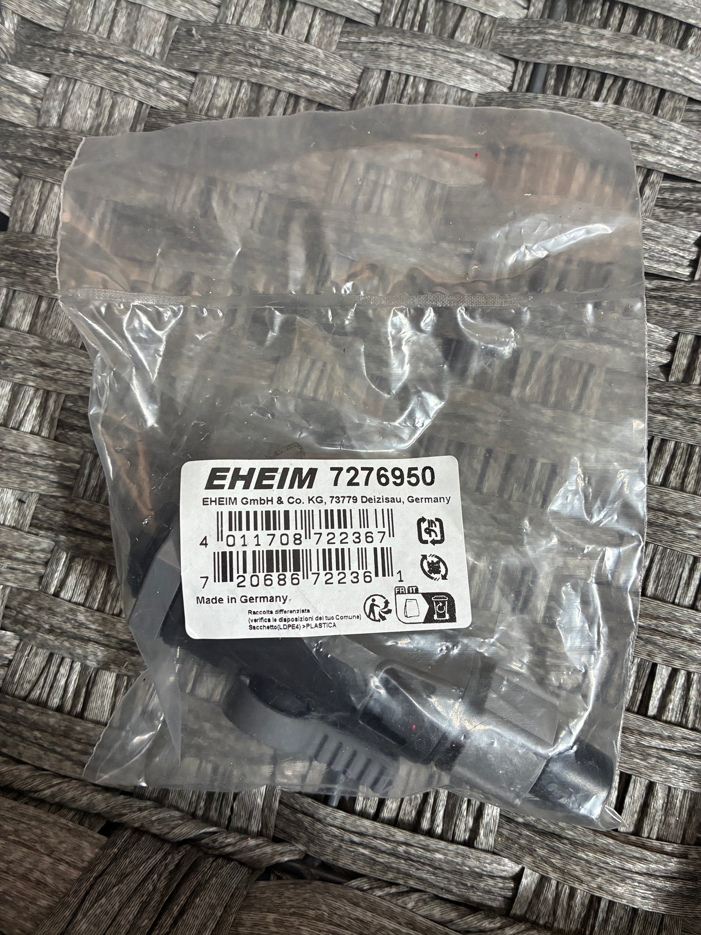EHEIM 7276950 2260/1500 XL DRAIN TAP WITH NUT AND SEAL