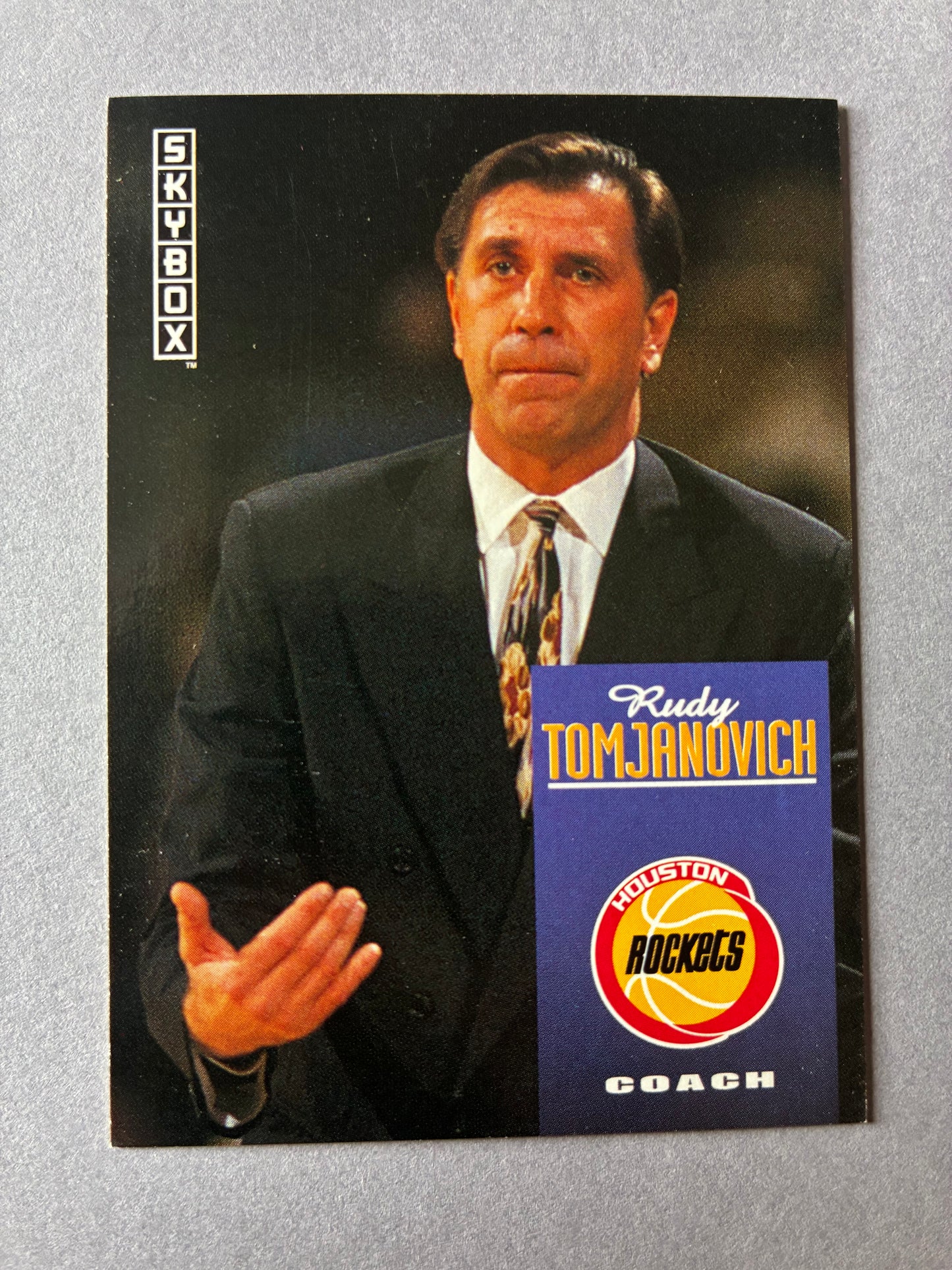 1992 SKYBOX - RUBY TOMJANOVICH (COACH) #264 (HOUSTON ROCKETS)