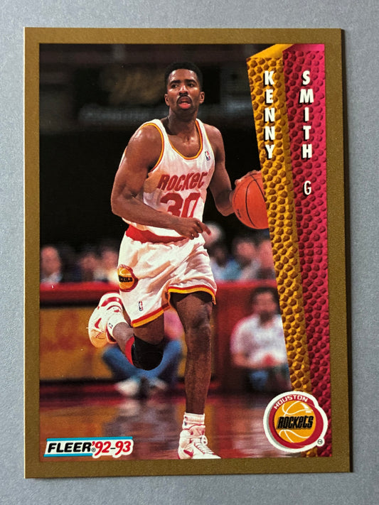 1992-93 FLEER - KENNY SMITH #85 (HOUSTON ROCKETS)