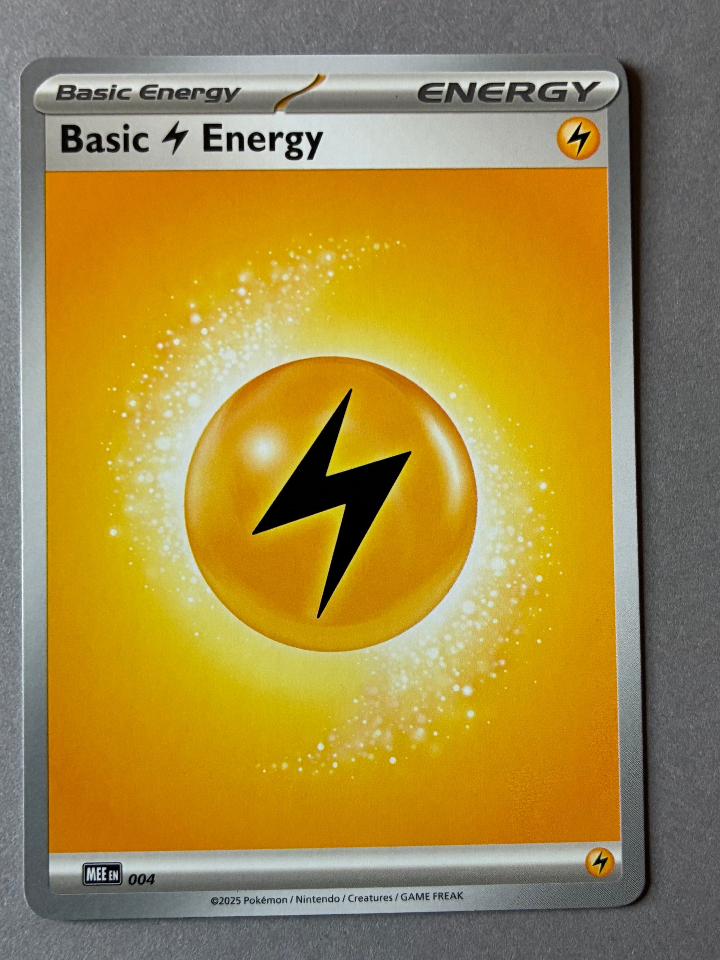 2025 POKEMON TCG (MEE) - BASIC ELECTRIC ENERGY 004
