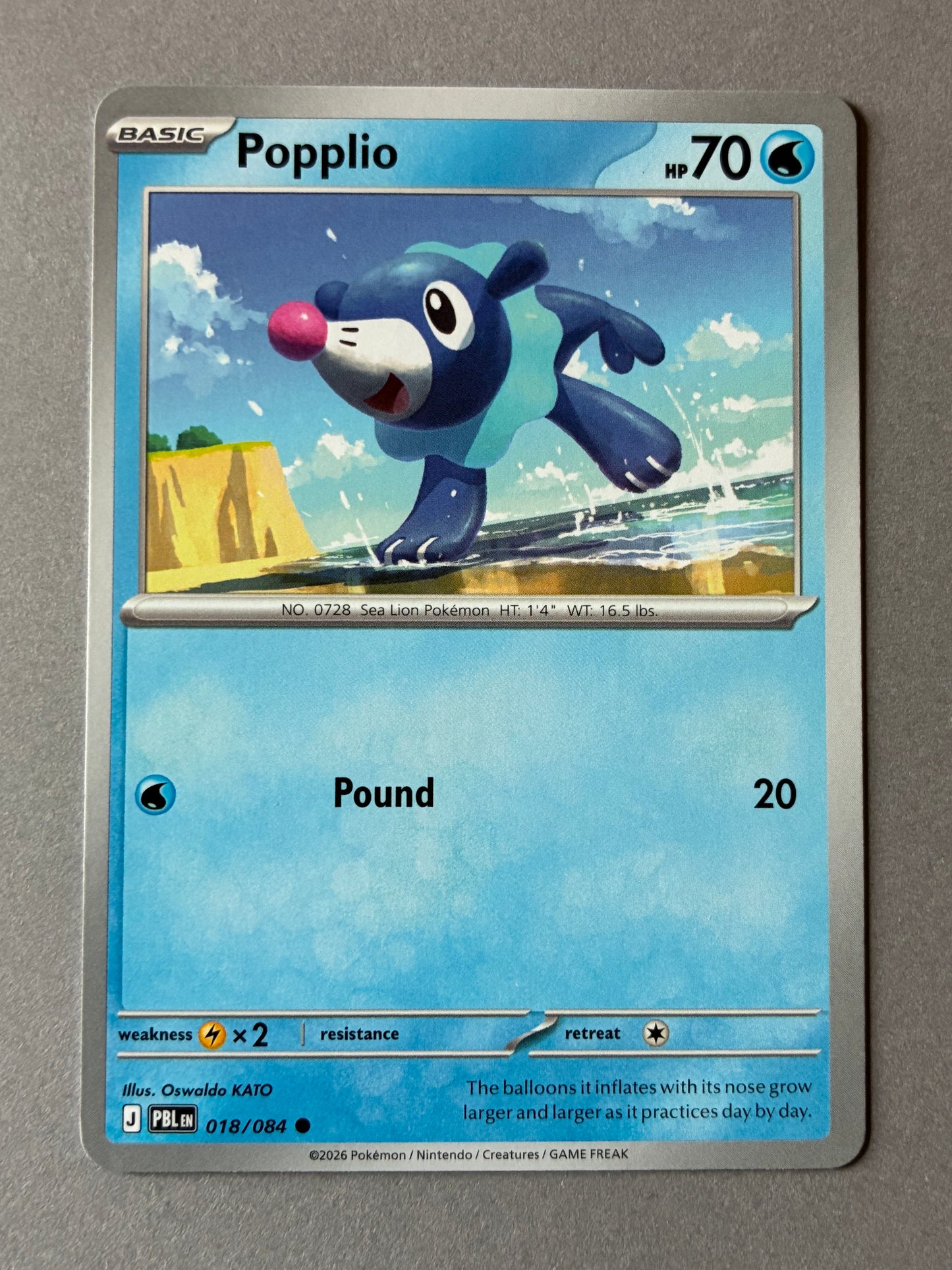 2026 POKEMON TCG (PBL) - POPPLIO 018/084