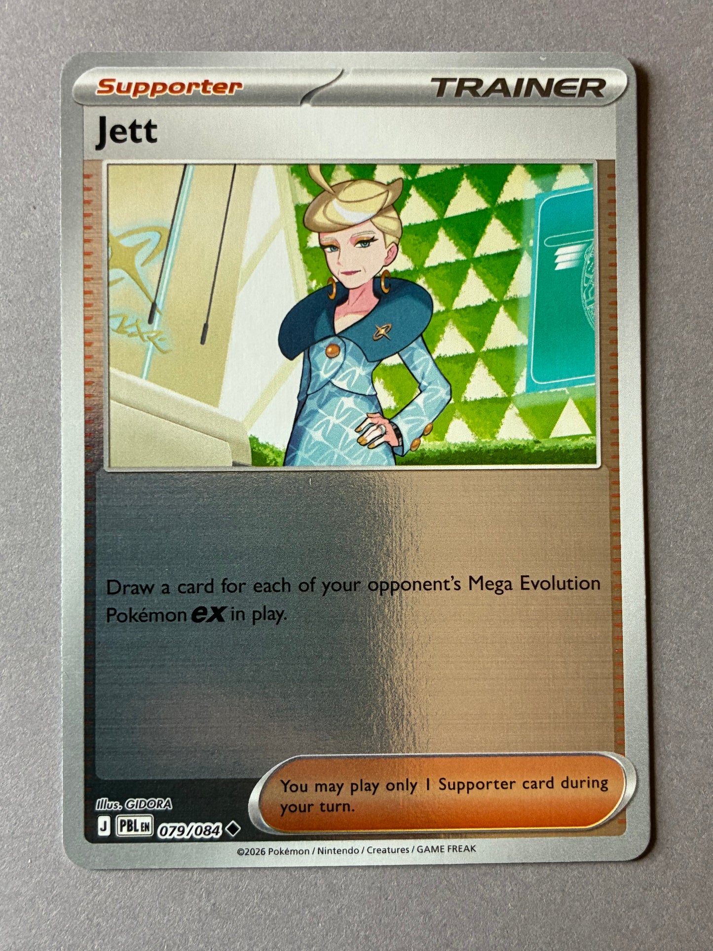 2026 POKEMON TCG (PBL) - JETT 079/084 (HOLO) TRAINER SUPPORTER